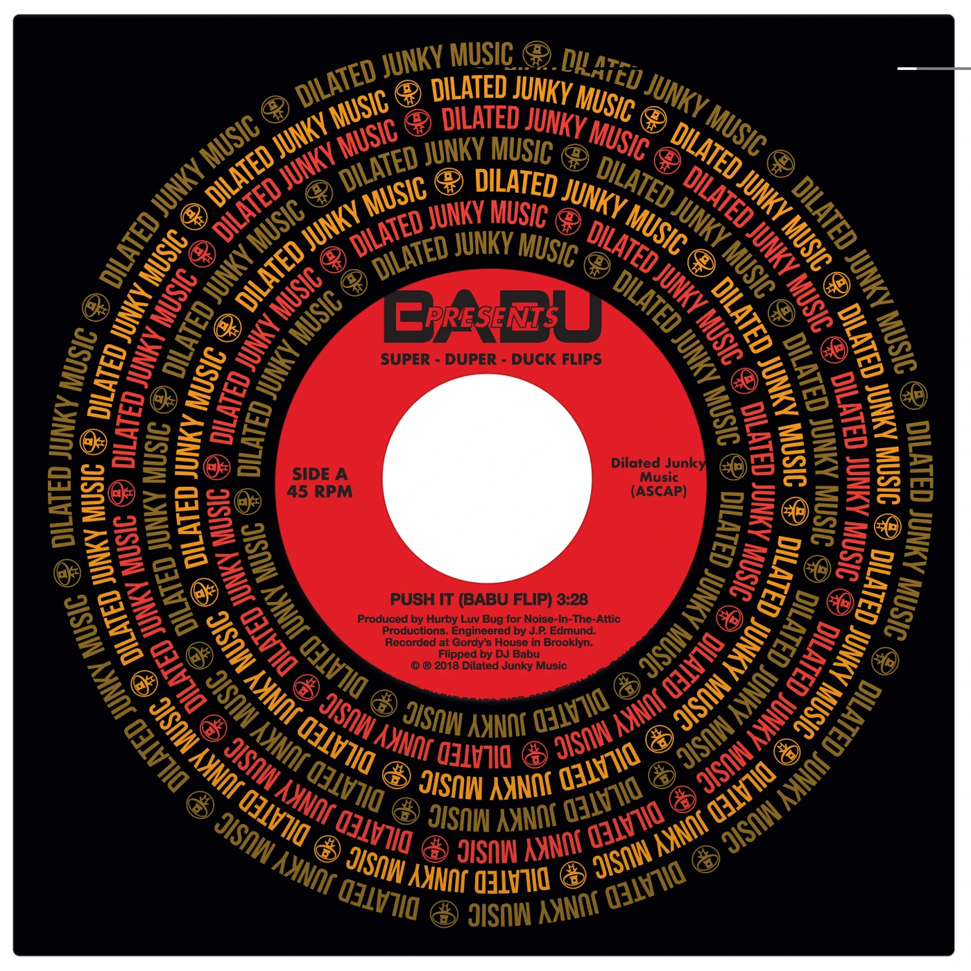 DJ Babu Super Duper Duck Flips Vol. 1 Vinyl Record