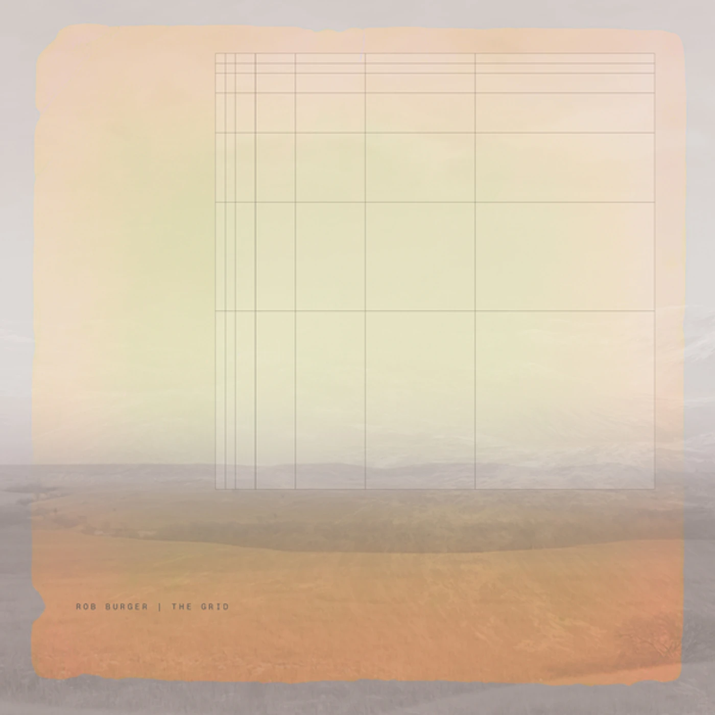 Rob Burger GRID (COSMIC CLEAR VINYL) Vinyl Record