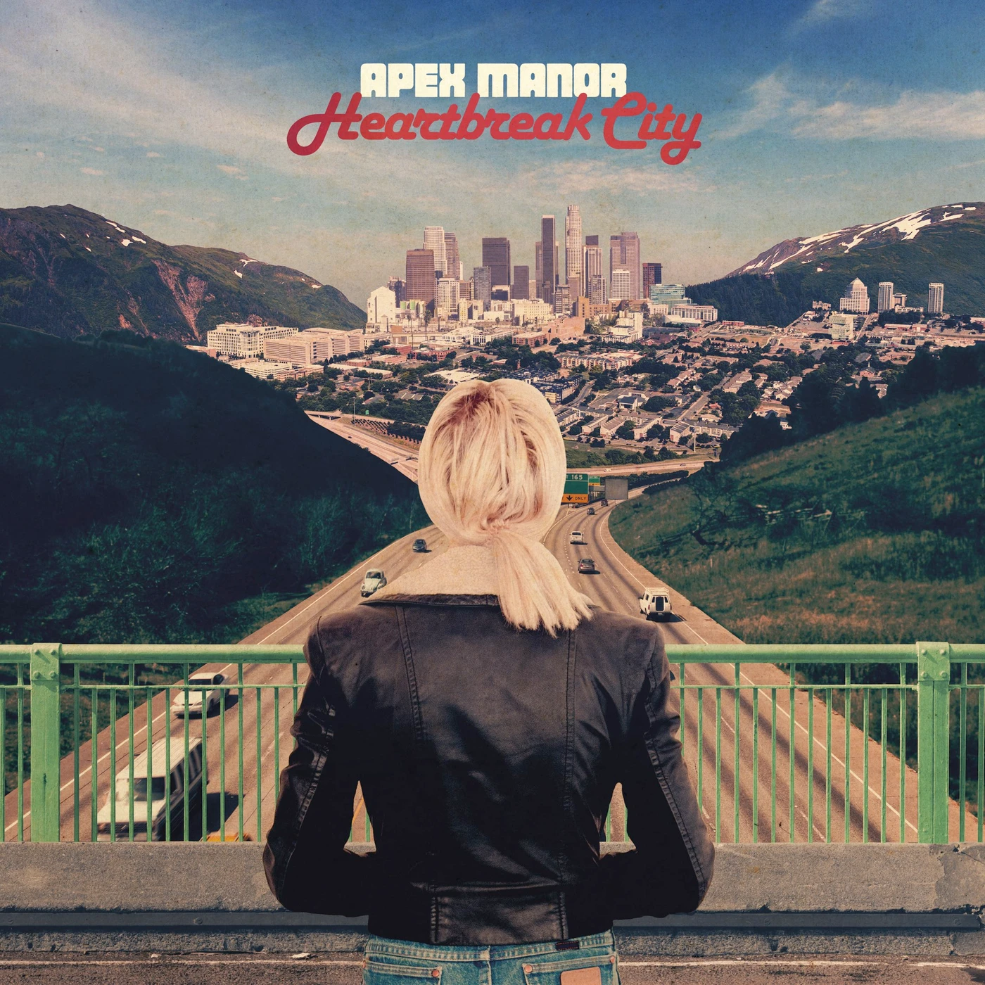 Apex Manor HEARTBREAK CITY (RED VINYL/DL CODE) Vinyl Record