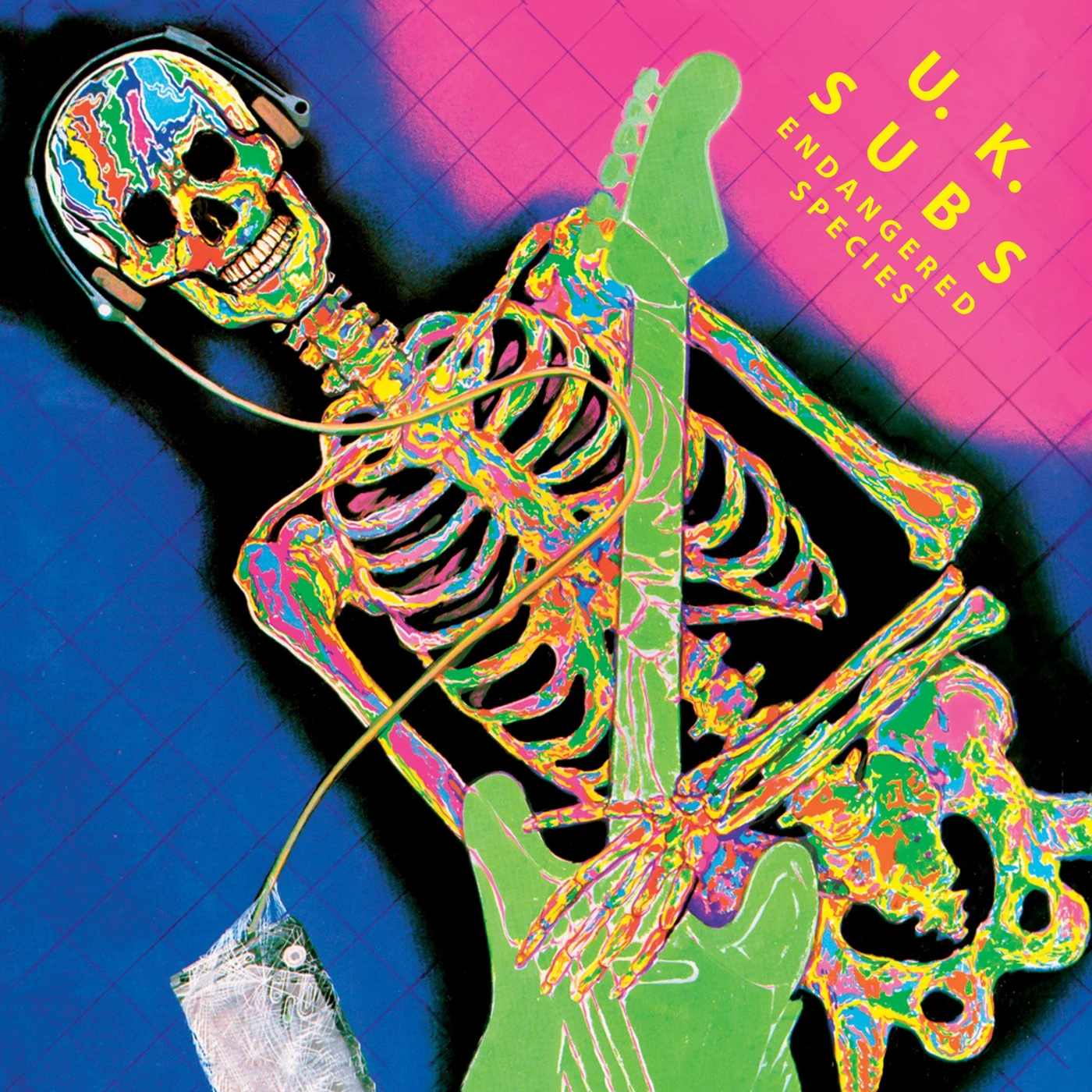 U.K. Subs ENDANGERED SPECIES (PINK VINYL/2LP) Vinyl Record