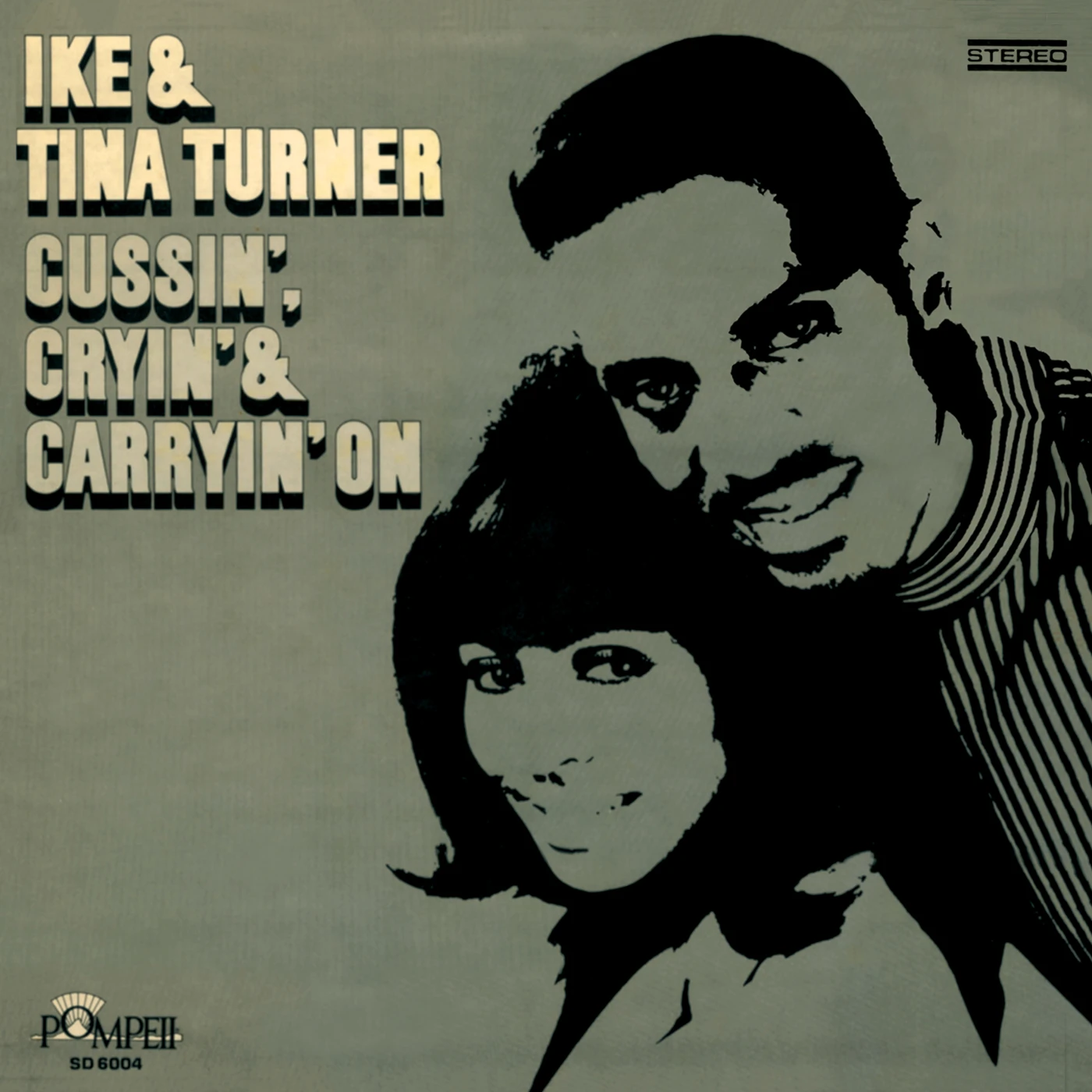 Ike & Tina Turner CUSSIN' CRYIN' (GOLD & PINK VINYL) Vinyl Record