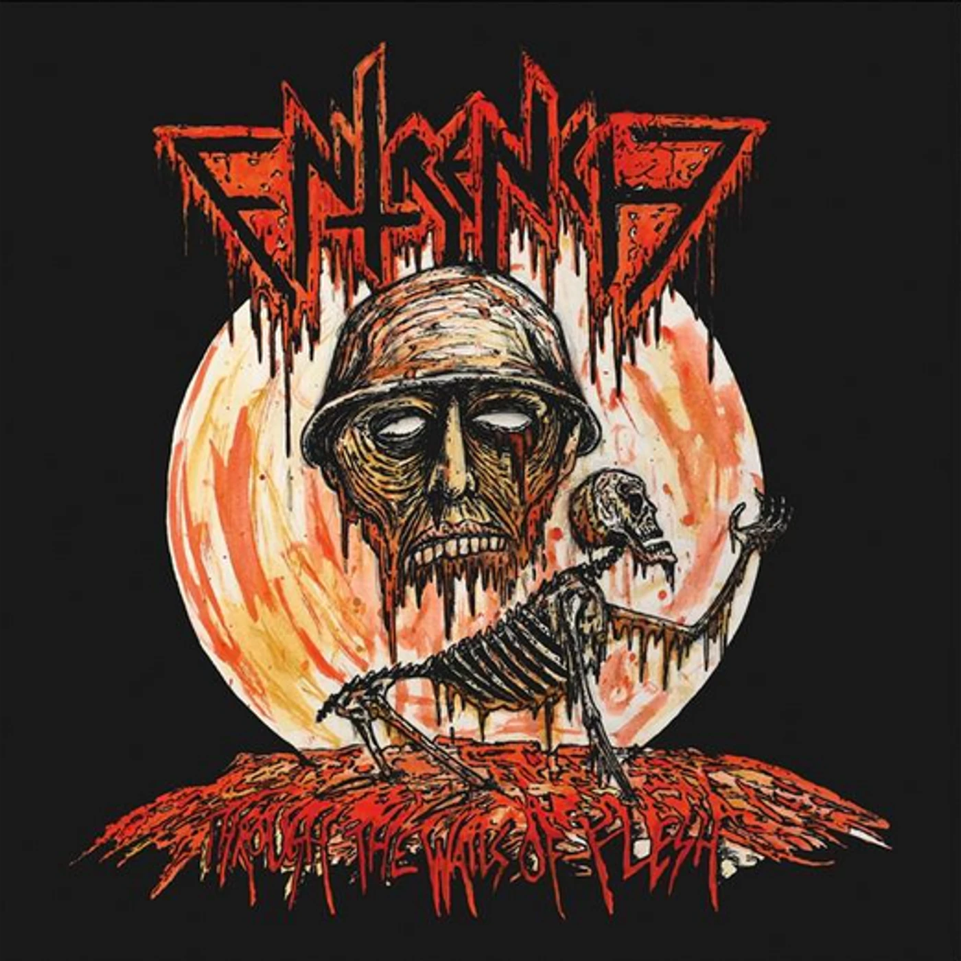 Entrench Through The Walls Of Flesh Vinyl Record