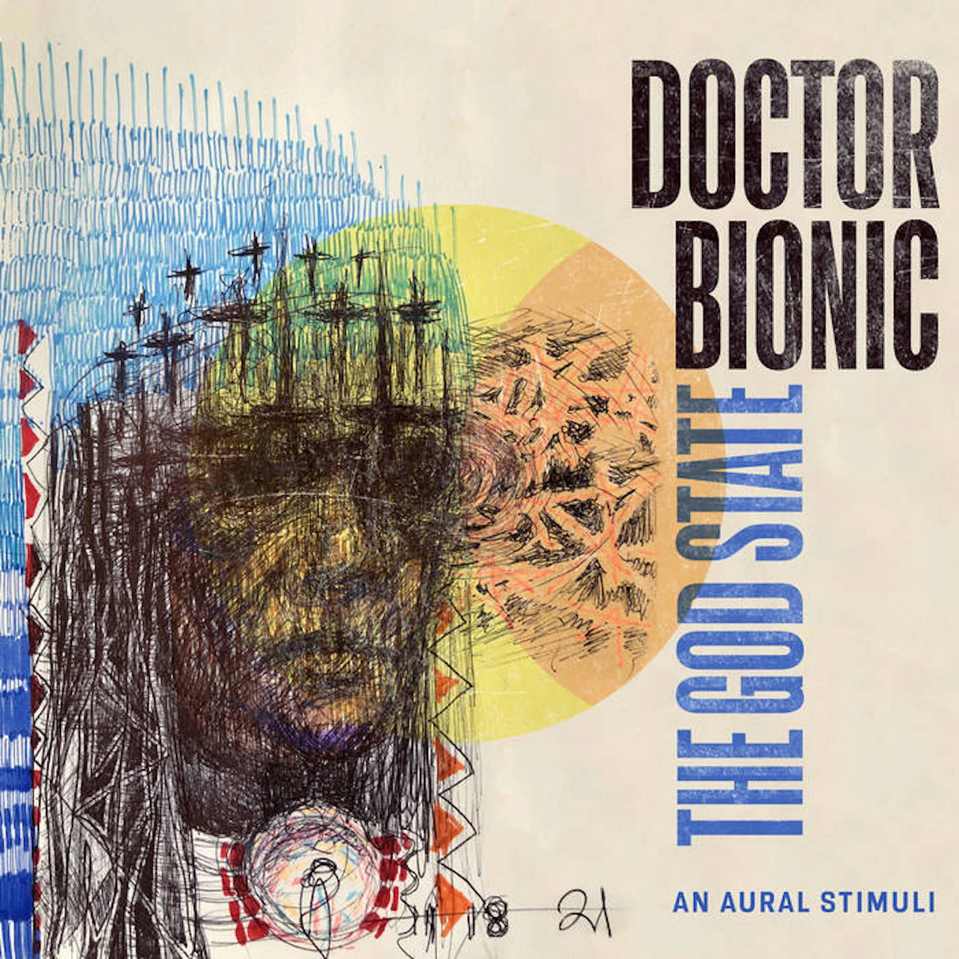 Doctor Bionic GOD STATE (CLEARWATER BLUE VINYL) Vinyl Record