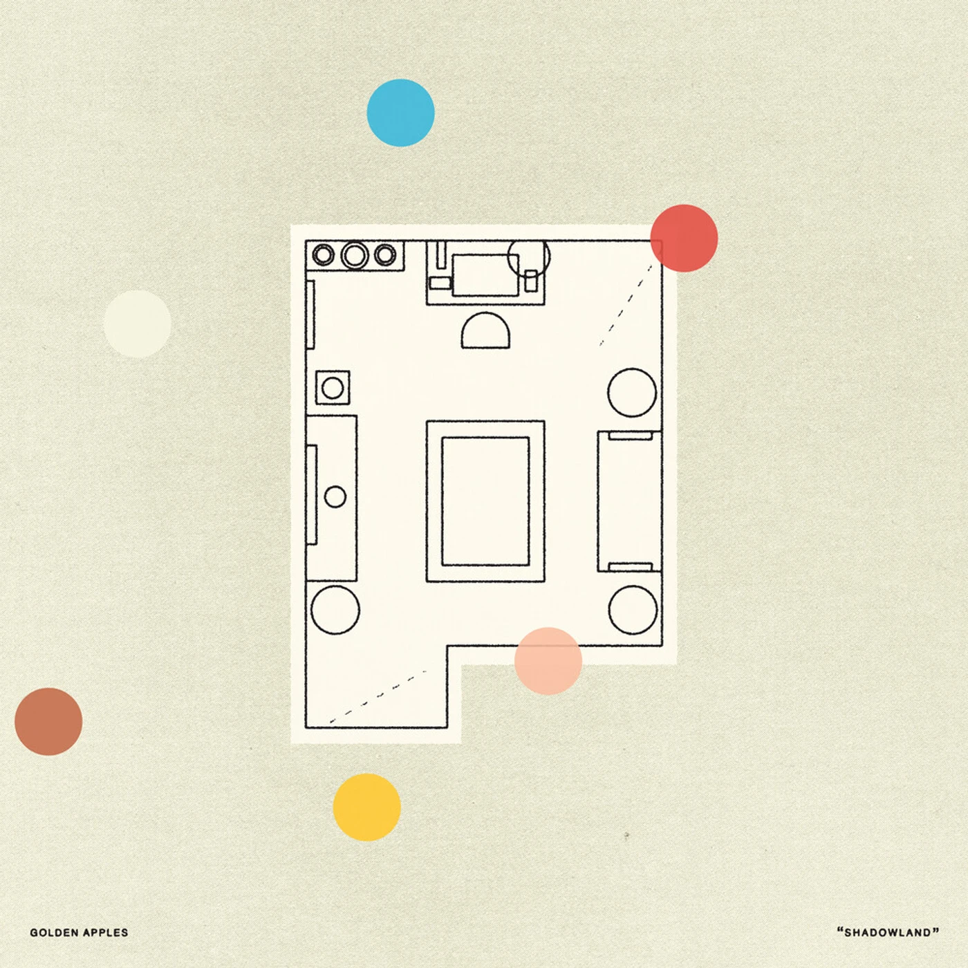 Golden Apples SHADOWLAND (YELLOW VINYL) (I) Vinyl Record