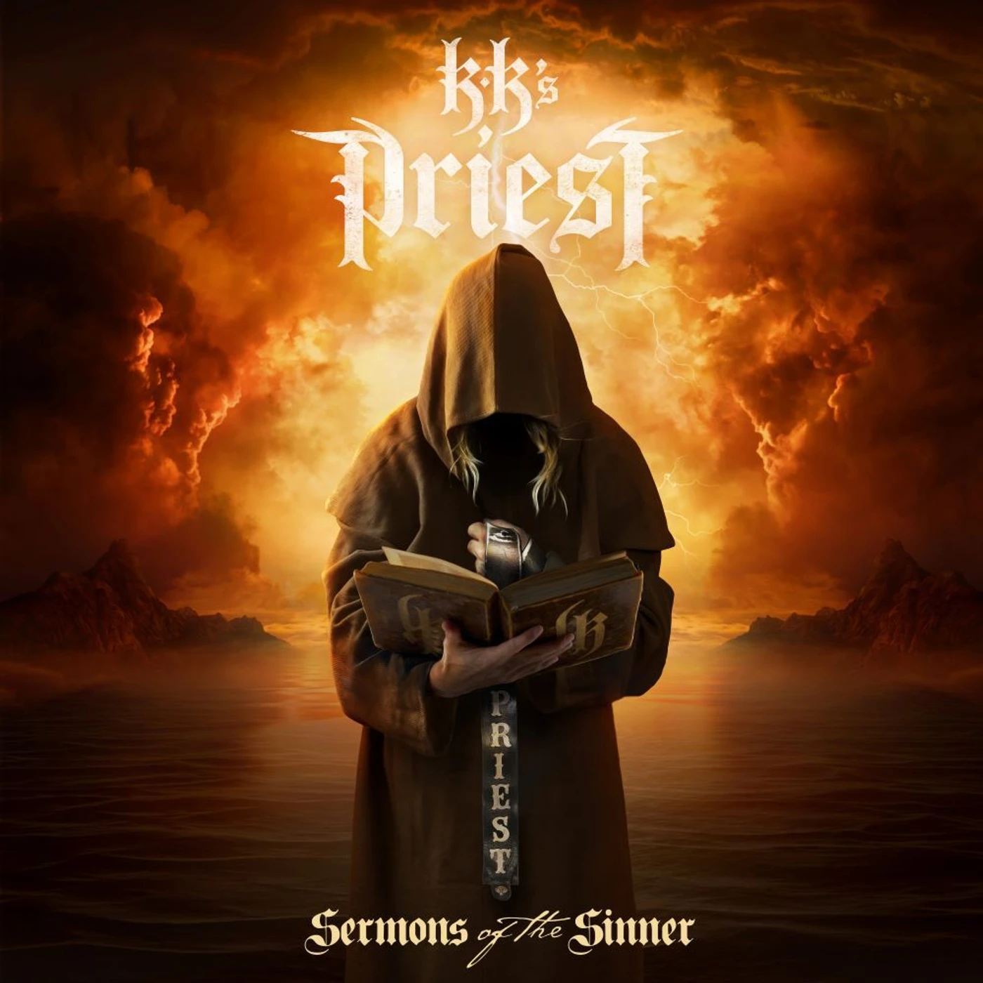 KK's Priest SERMONS OF THE SINNER (WHITE VINYL) Vinyl Record