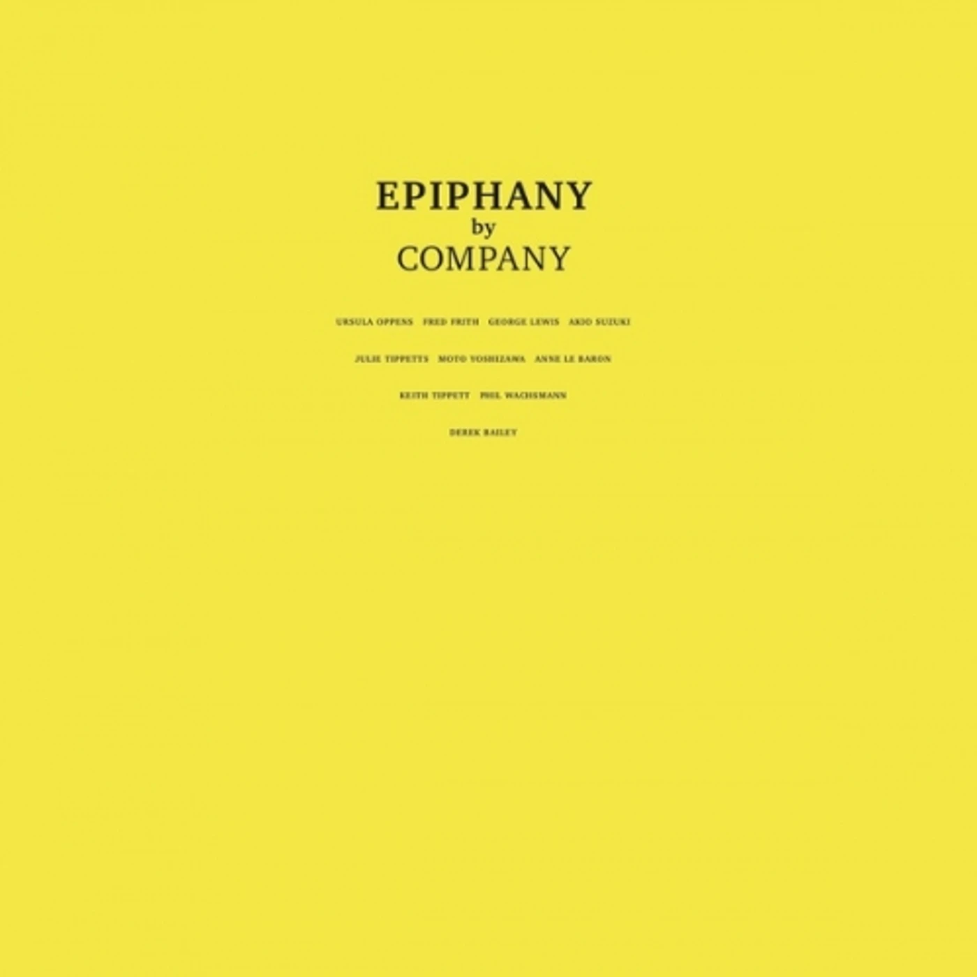 Company EPIPHANY Vinyl Record