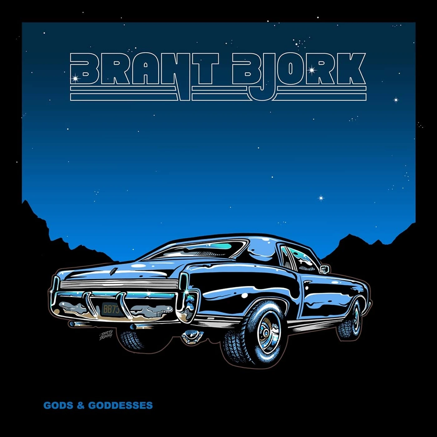 Brant Bjork GODS & GODDESSES (TRANSPARENT BLUE VINYL) Vinyl Record