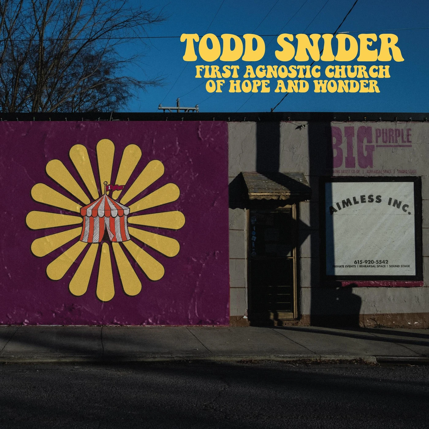 Todd Snider FIRST AGNOSTIC CHURCH OF HOPE & WONDER CD