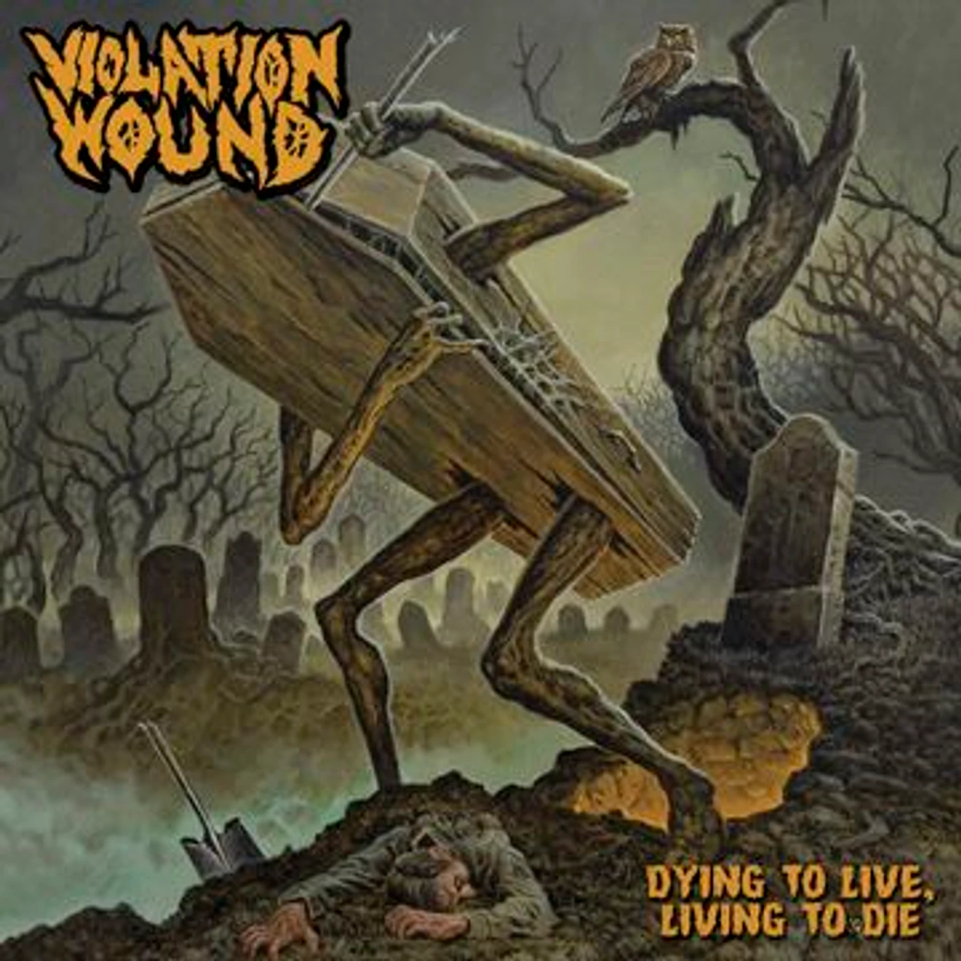 Violation Wound DYING TO LIVE, LIVING TO DIE CD