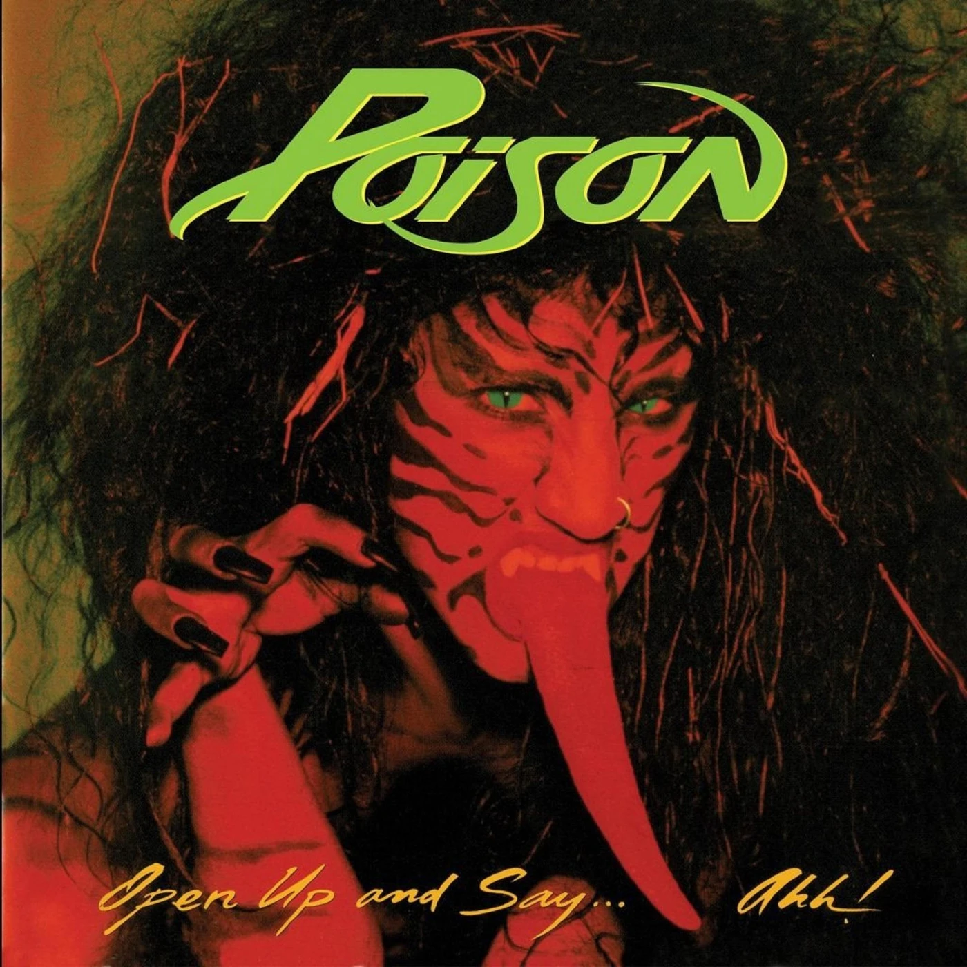 Poison OPEN UP & SAY AHH (180G/TRANSLUCENT GOLD VINYL/LIMITED EDITION/GATEFOLD COVER) Vinyl Record