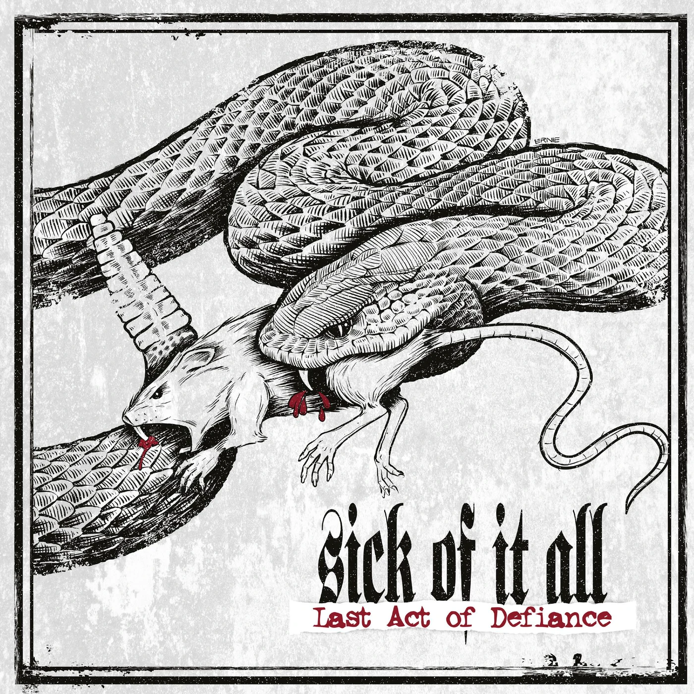 Sick Of It All LAST ACT OF DEFIANCE (GRAY VINYL) Vinyl Record