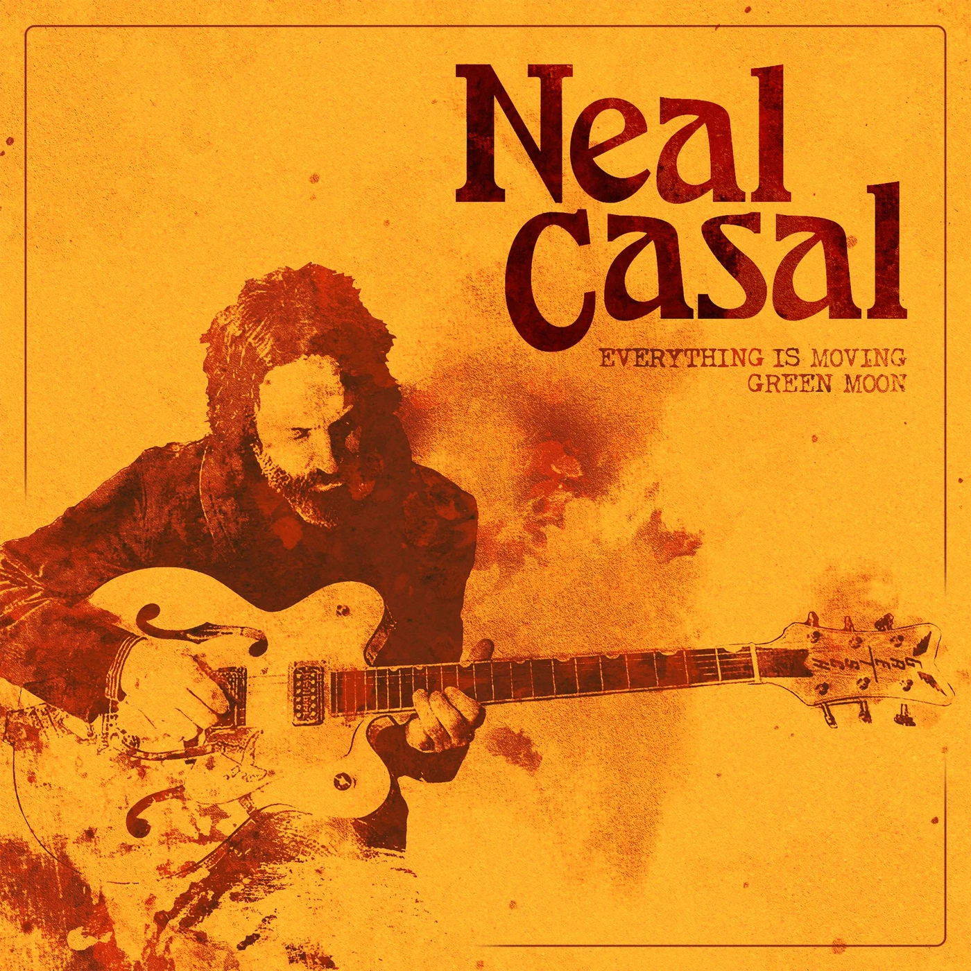 Neal Casal Everything Is Moving / Green Moon Vinyl Record