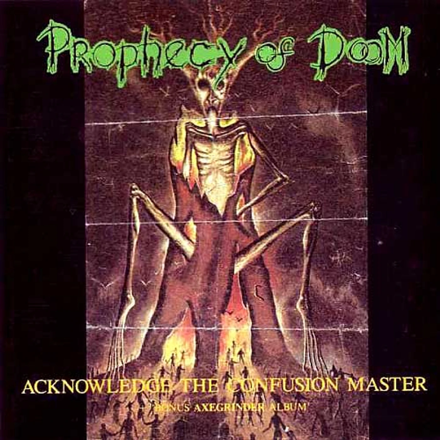 Prophecy of Doom Acknowledge The Confusion Master Vinyl Record