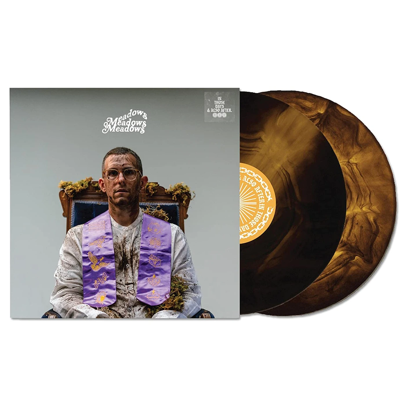 Meadows IN THOSE DAYS & ALSO AFTER (LIMITED/YELLOW & BLACK VINYL) Vinyl Record