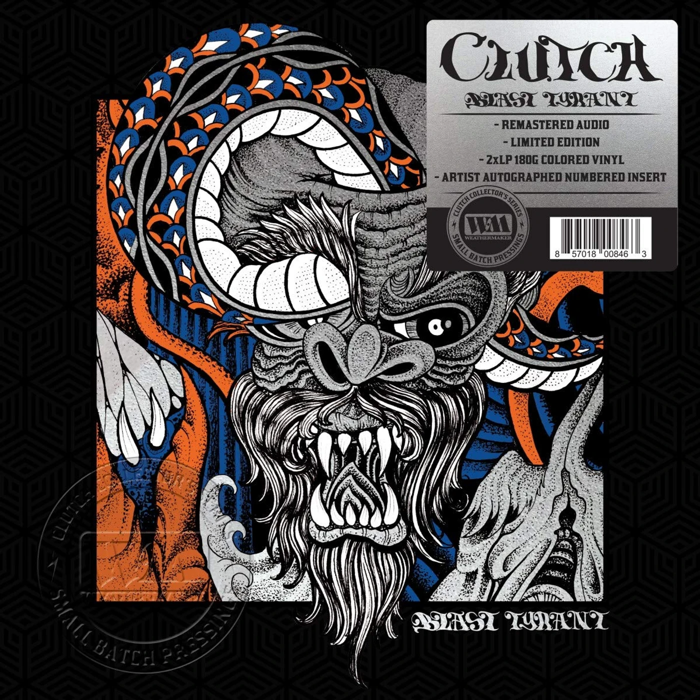 BLAST TYRANT (CLUTCH COLLECTOR'S SERIES) (2LP/180G/ORANGE & BLUE VINYL) Vinyl Record