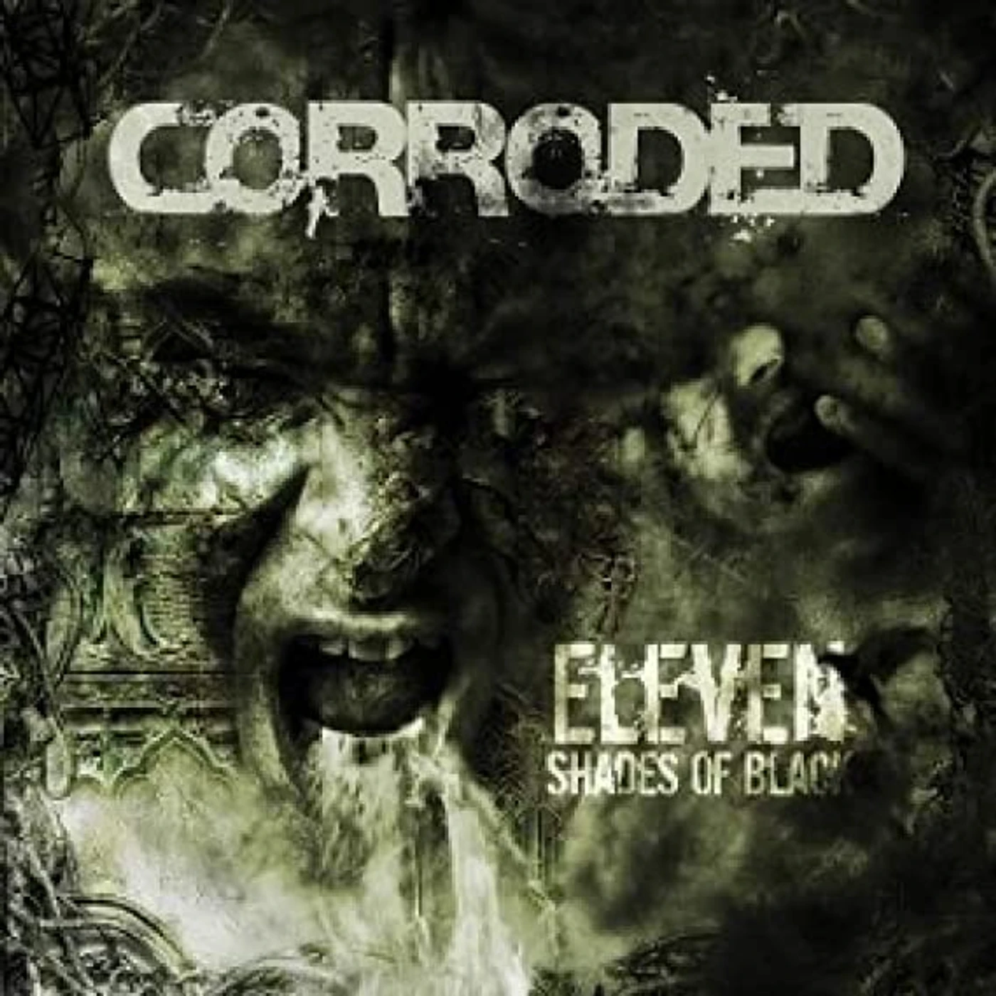 Corroded Eleven Shades Of Black Vinyl Record