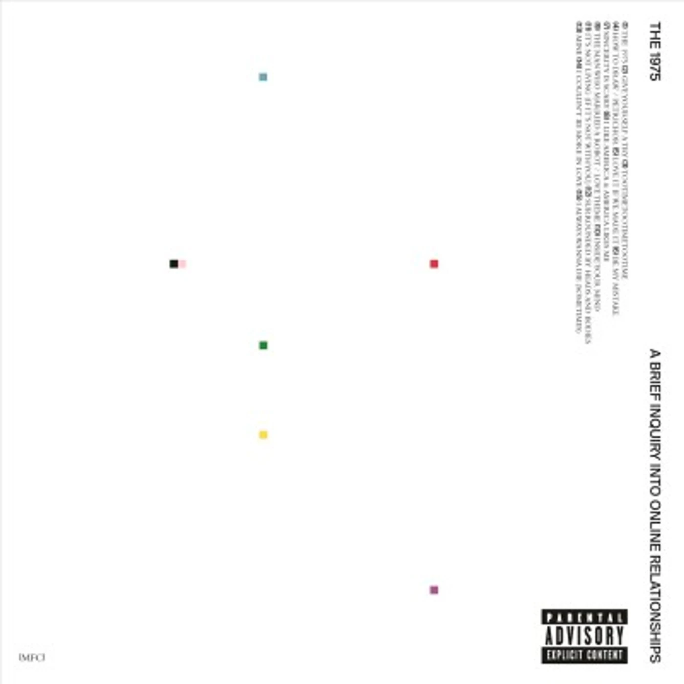 The 1975 BRIEF INQUIRY INTO ONLINE RELATIONSHIPS CD