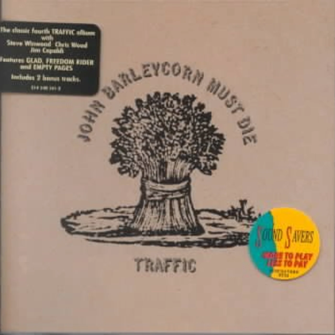 Traffic JOHN BARLEYCORN MUST DIE CD