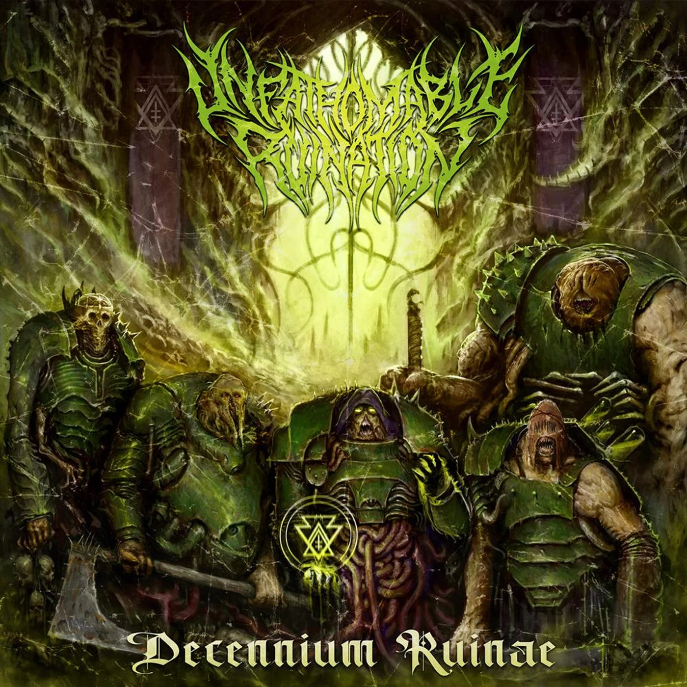 Unfathomable Ruination DECENNIUM RUINAE (RANDOM MIXED COLOR VINYL) Vinyl Record