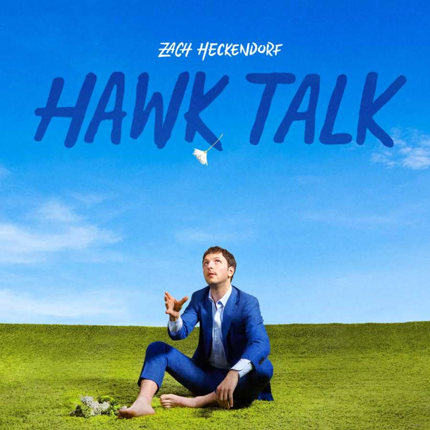 Zach Heckendorf HAWK TALK (OPAQUE BLUE VINYL) Vinyl Record