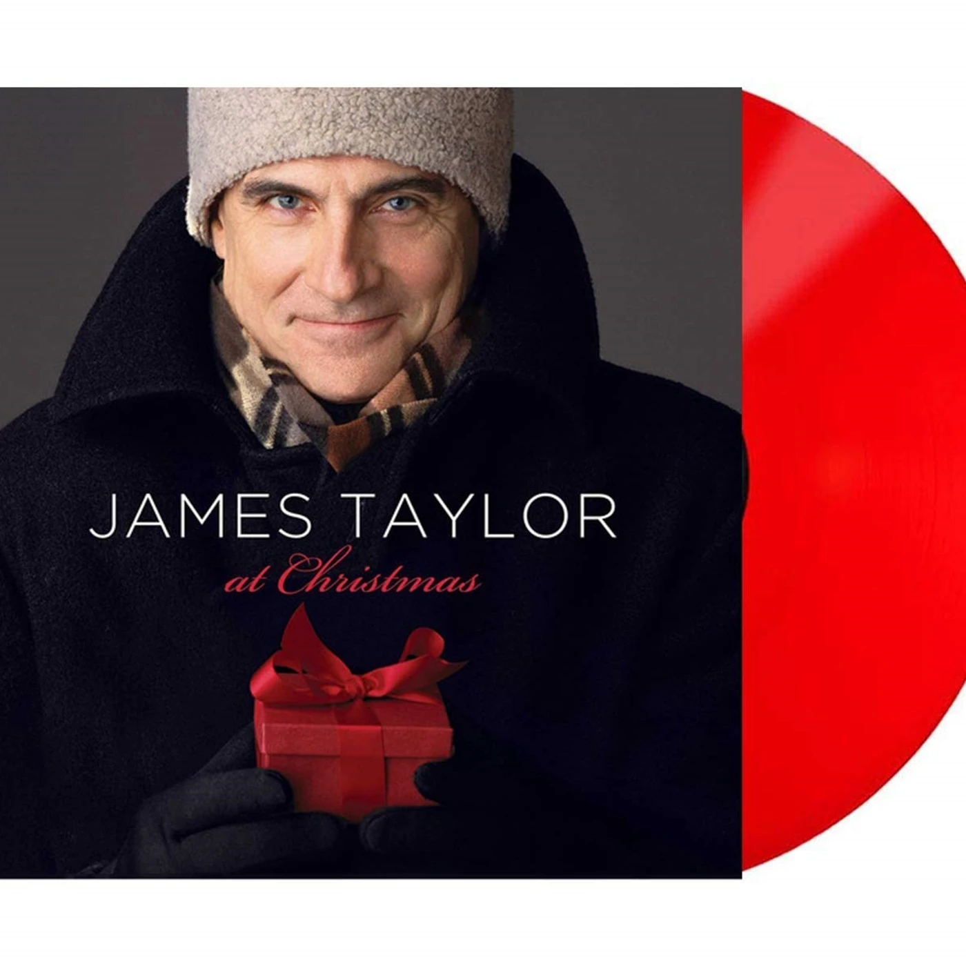 JAMES TAYLOR AT CHRISTMAS (OPAQUE RED VINYL) Vinyl Record