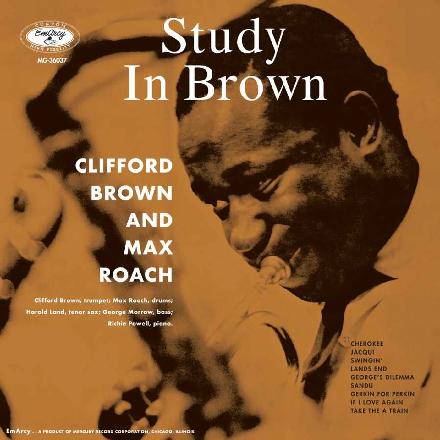 Clifford Brown & Max Roach Study In Brown Vinyl Record