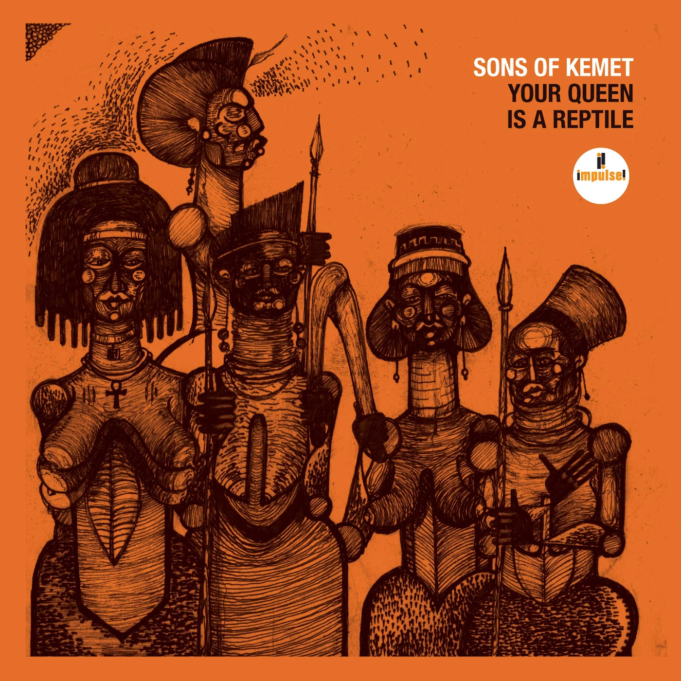Sons Of Kemet YOUR QUEEN IS A REPTILE (2 LP) Vinyl Record