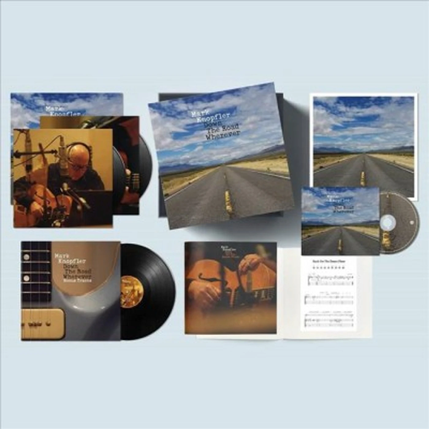 Mark Knopfler Down The Road Wherever (3 LP/CD Box Set) (Vinyl)