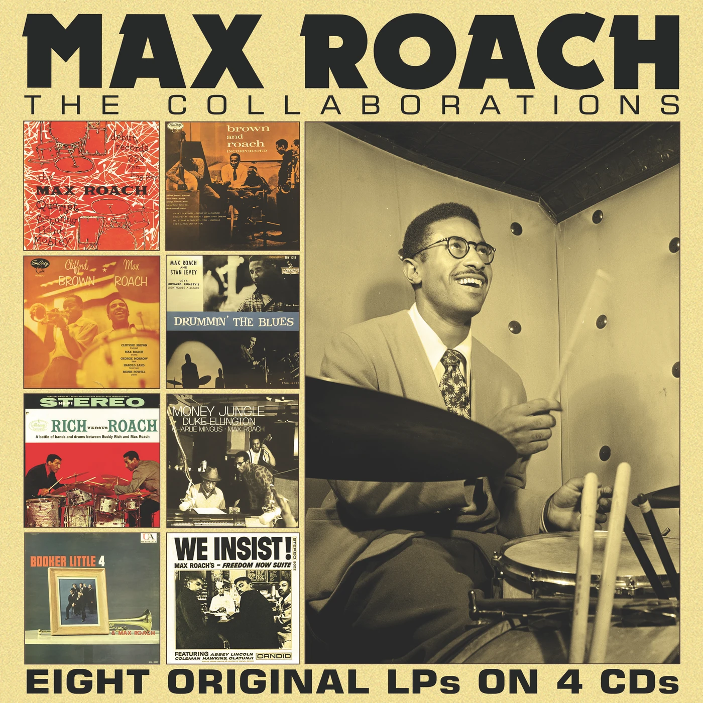 Max Roach COLLABORATIONS CD