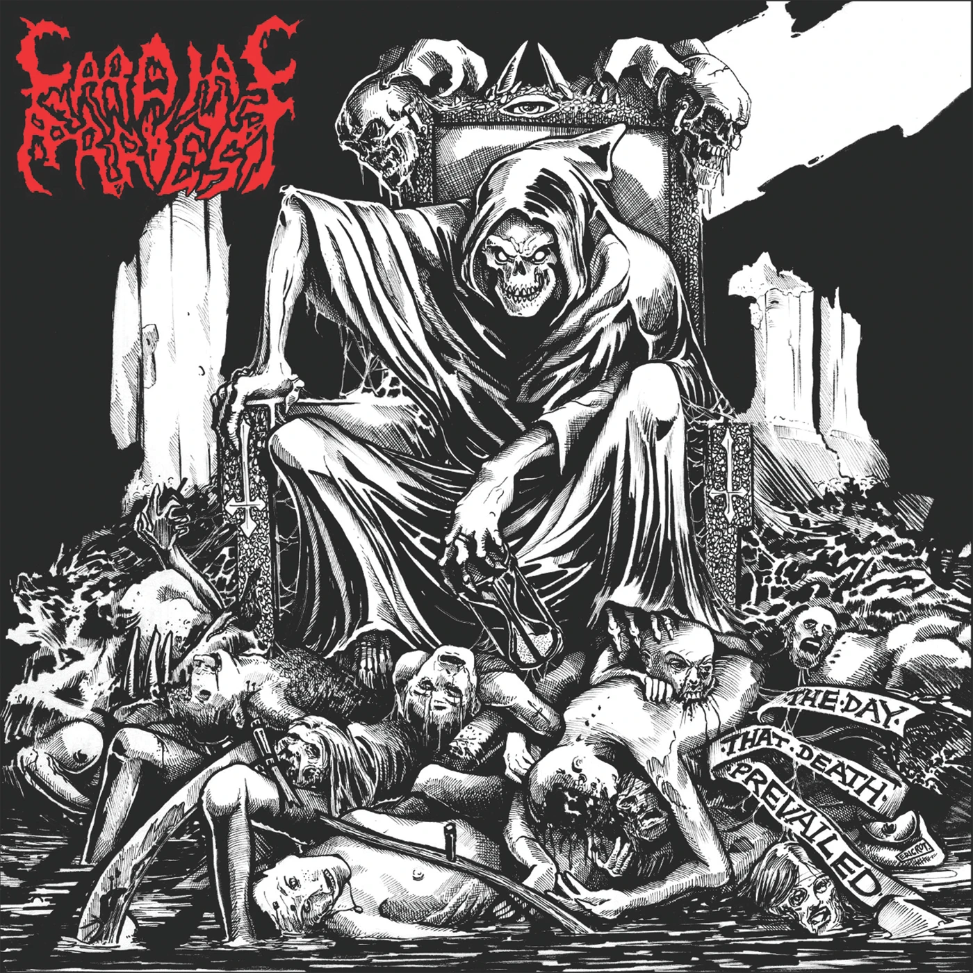Cardiac Arrest DAY THAT DEATH PREVAILED Vinyl Record