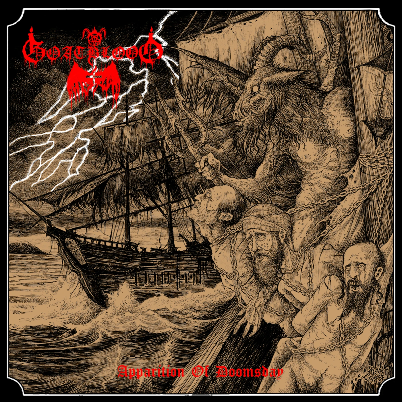 Goatblood Apparition Of Doomsday Vinyl Record