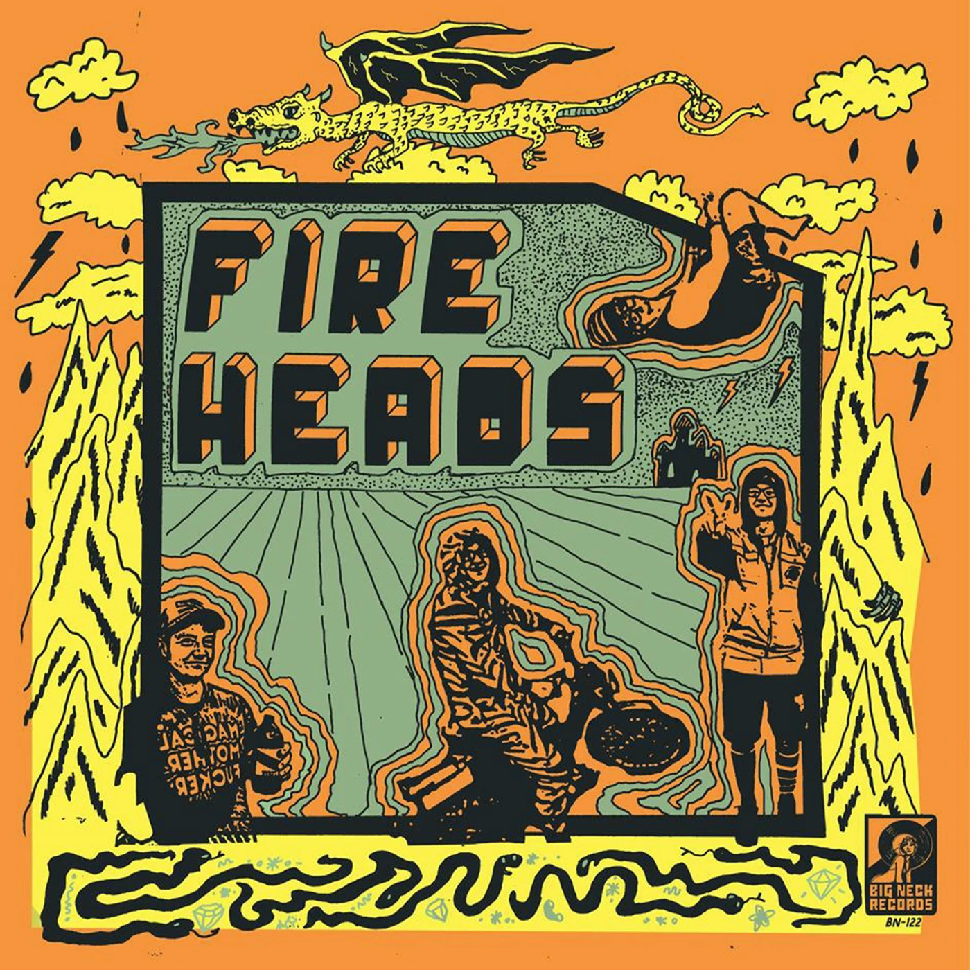 Fire Heads/Sex Scenes Vinyl Record