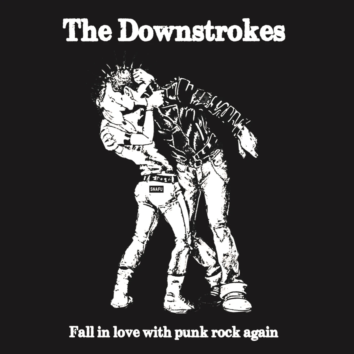 The Downstrokes FALL IN LOVE WITH PUNK ROCK AGAIN Vinyl Record