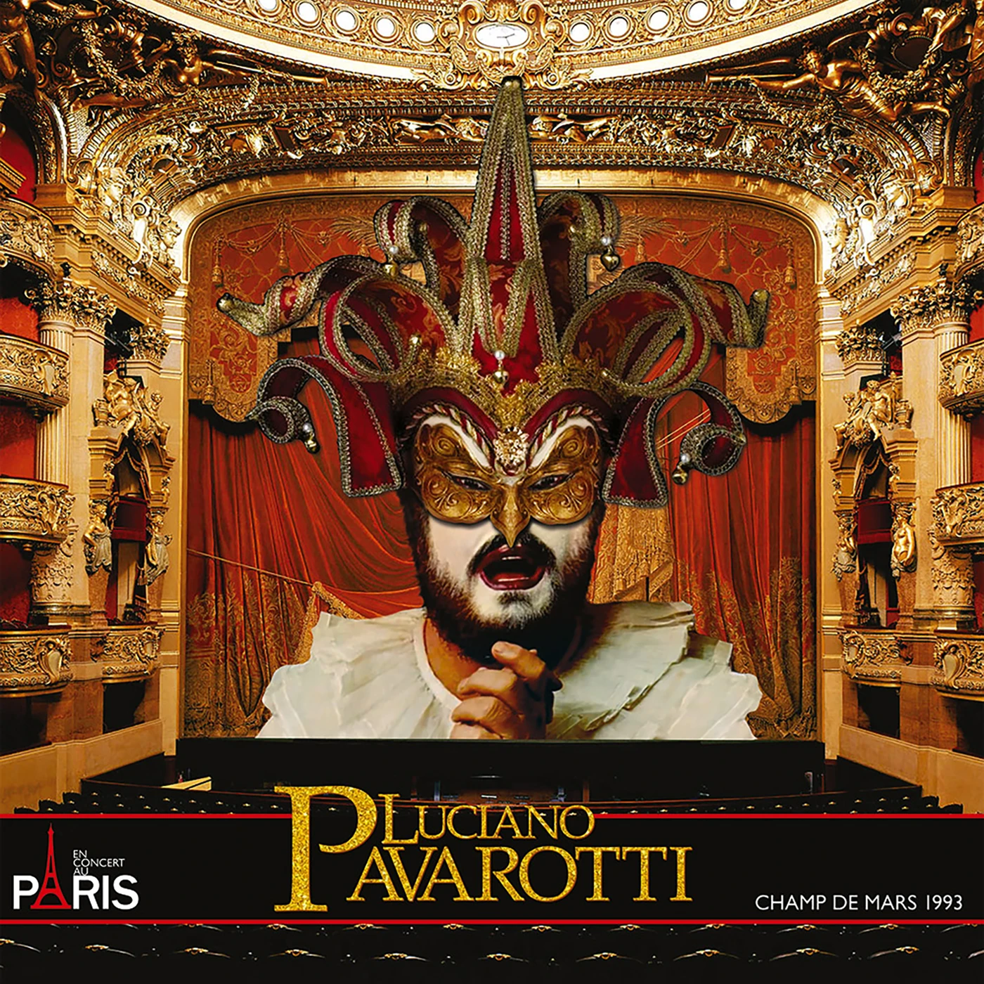 Luciano Pavarotti LIVE IN PARIS (CHAMP THE MARS) (LIMITED/2LP) Vinyl Record