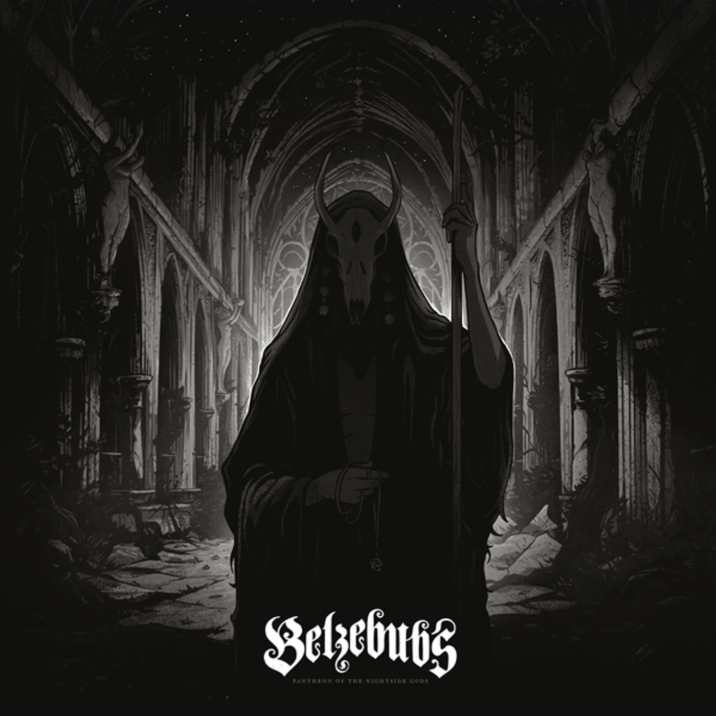 Belzebubs PANTHEON OF THE NIGHTSIDE GODS (180G/TRANSPARENT RED MARBLE VINYL) Vinyl Record