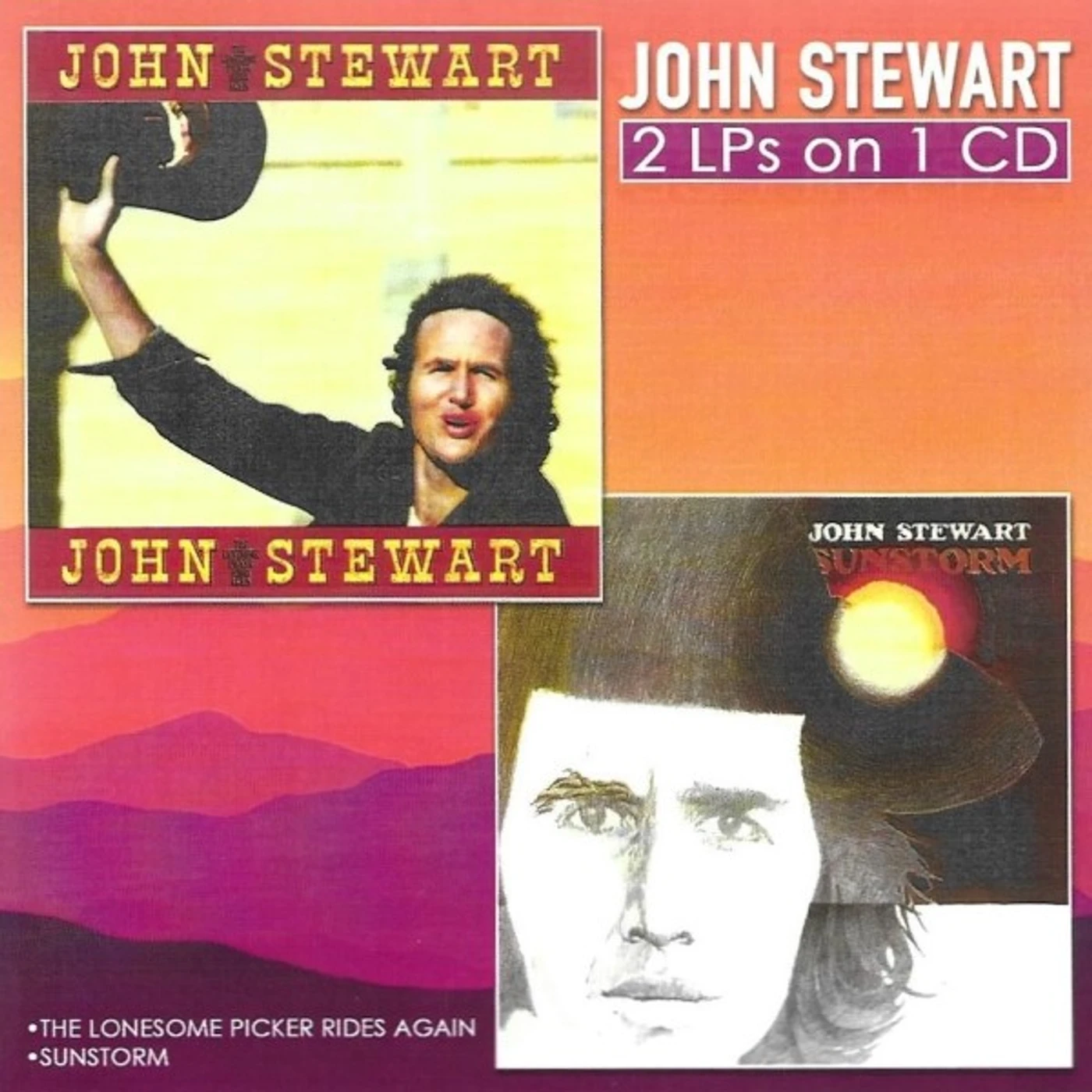 John Stewart LONESOME PICKER RIDES AGAIN / SUNSTORM CD