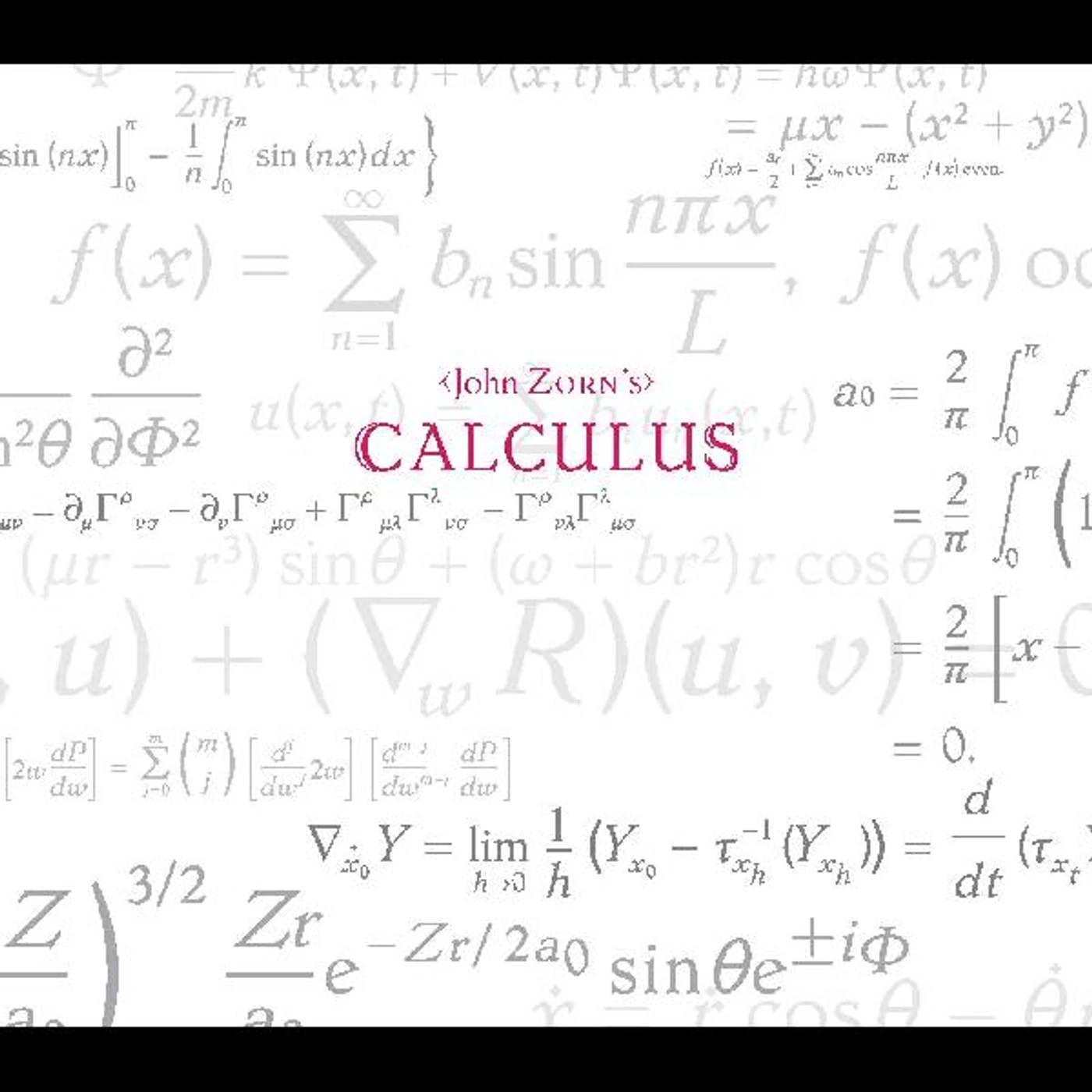 John Zorn CALCULUS CD