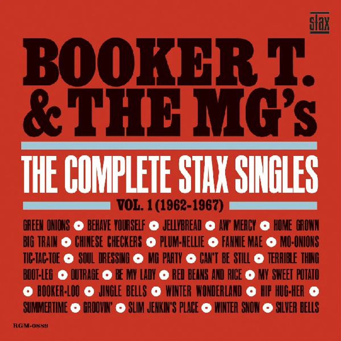 Booker T. & the M.G.'s COMPLETE STAX SINGLES VOL. 1 (1962-1967) (2LP/RED VINYL) Vinyl Record