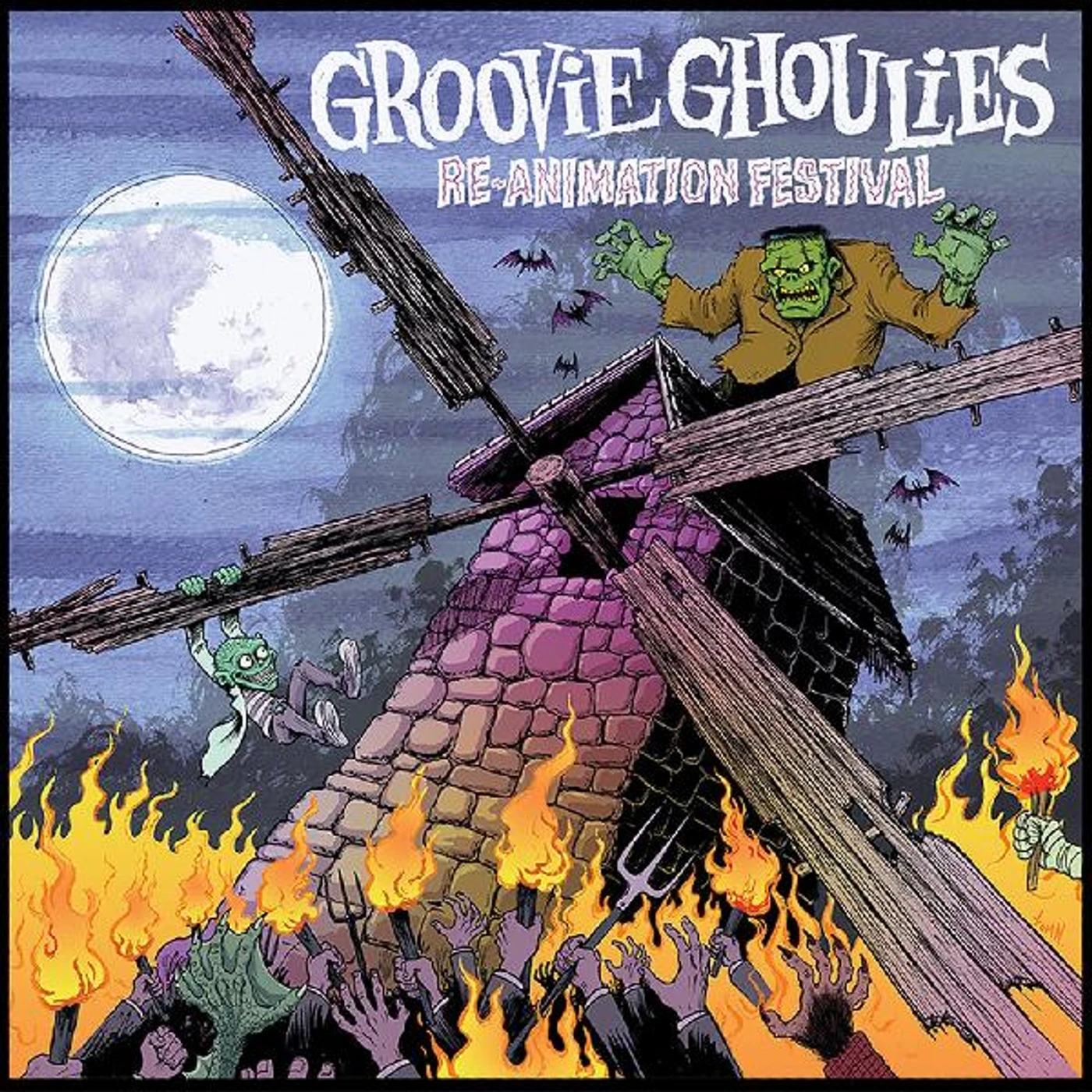 Groovie Ghoulies Re Animation Festival (White Marble Viny Vinyl Record