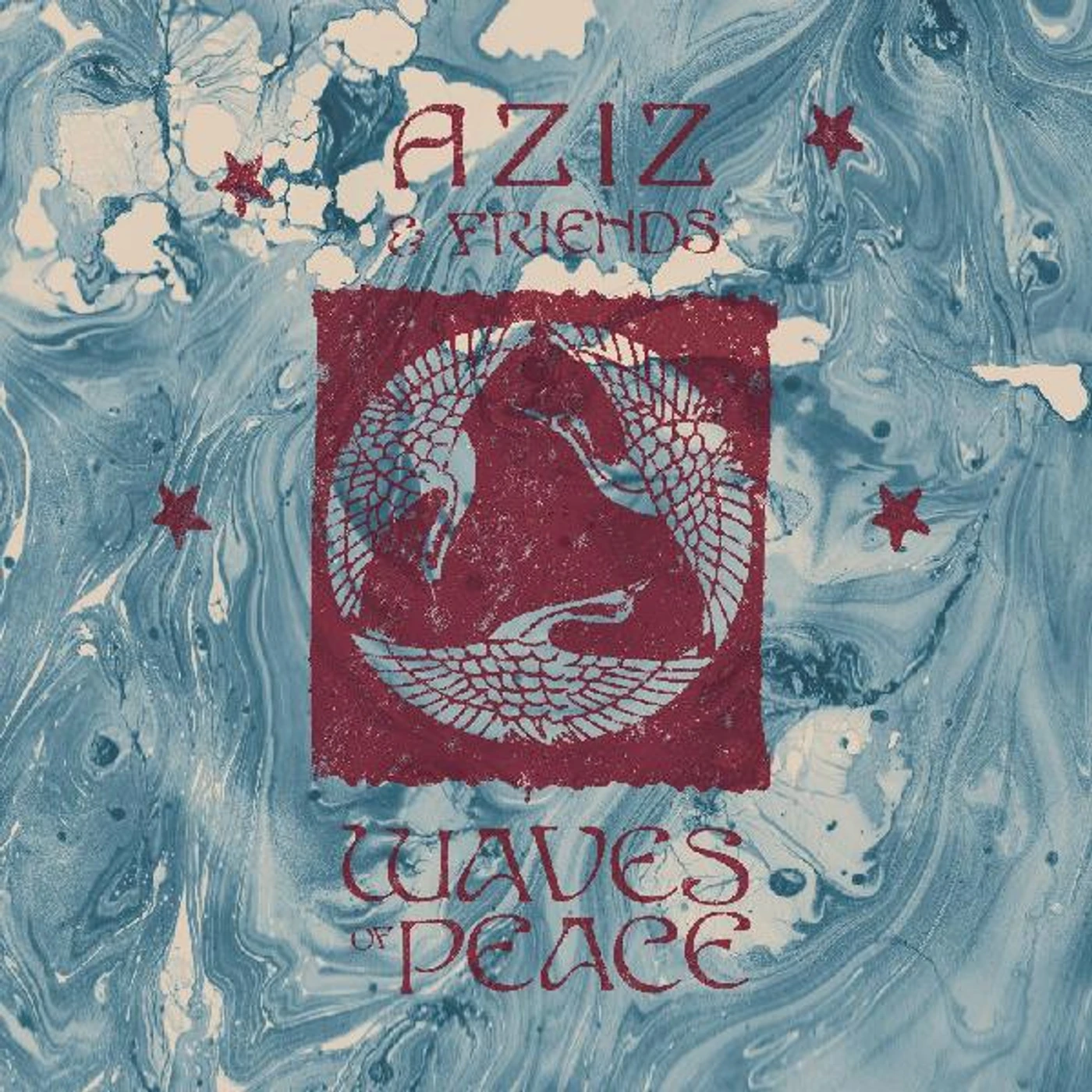 Aziz & Friends WAVES OF PEACE (2LP) Vinyl Record