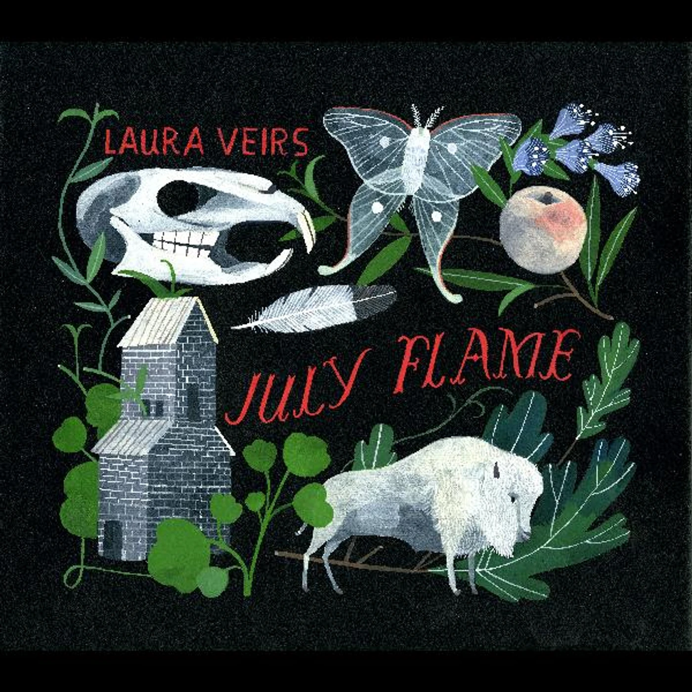 Laura Veirs JULY FLAME (TRANSPARENT VINYL) Vinyl Record