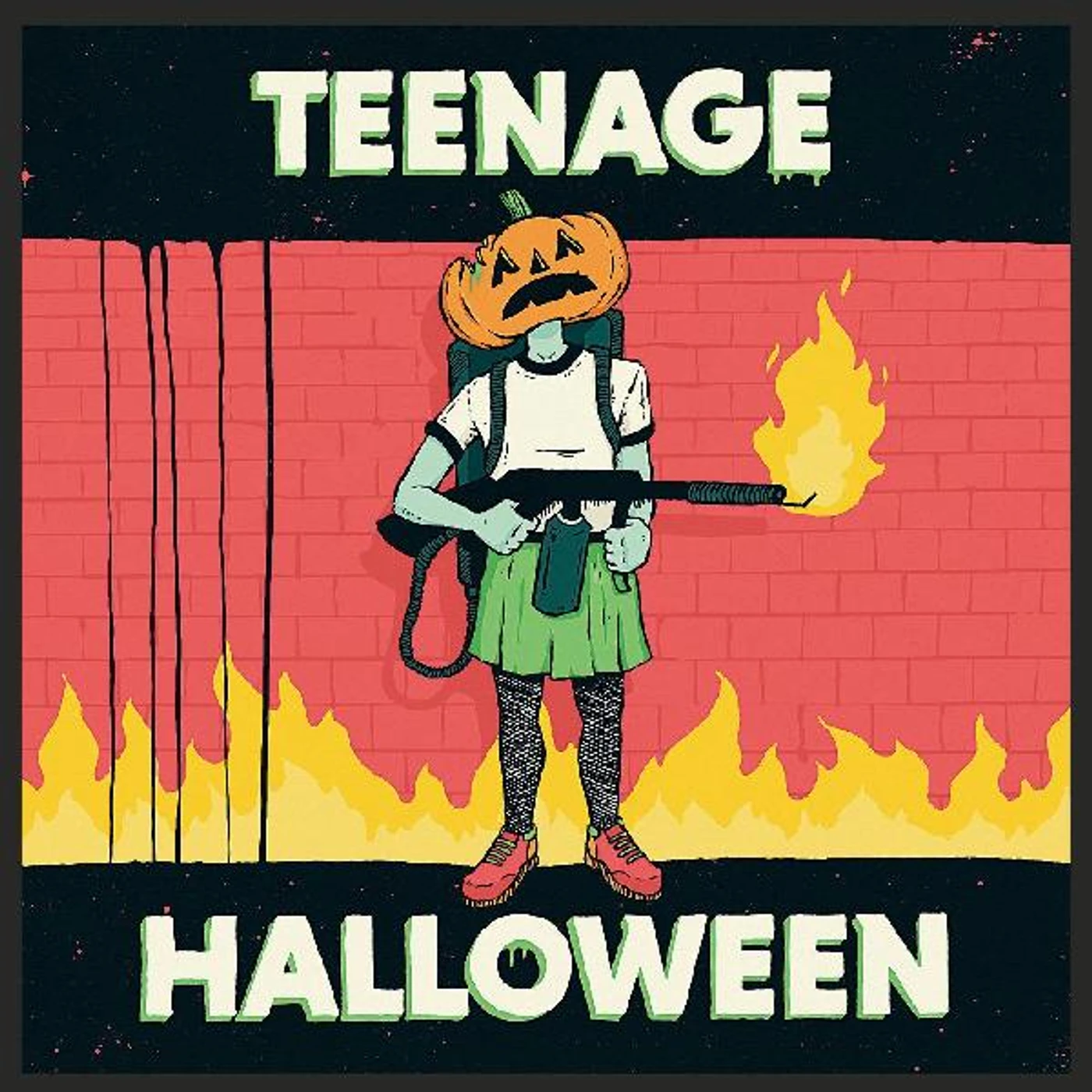 TEENAGE HALLOWEEN (ELECTRIC SMOKE VINYL/DL CARD) Vinyl Record