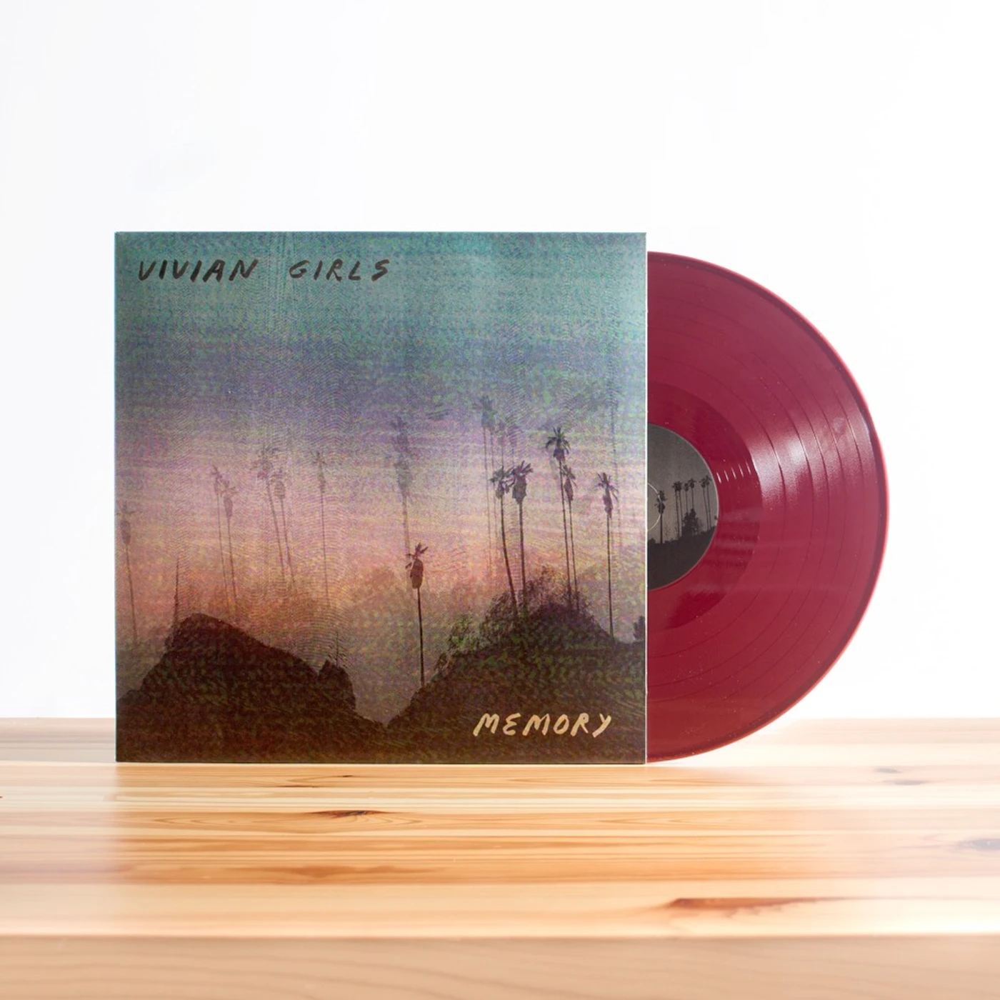 Vivian Girls MEMORY (MAROON/TRANSPARENT LIGHT BLUE VINYL/180G/DL) Vinyl Record