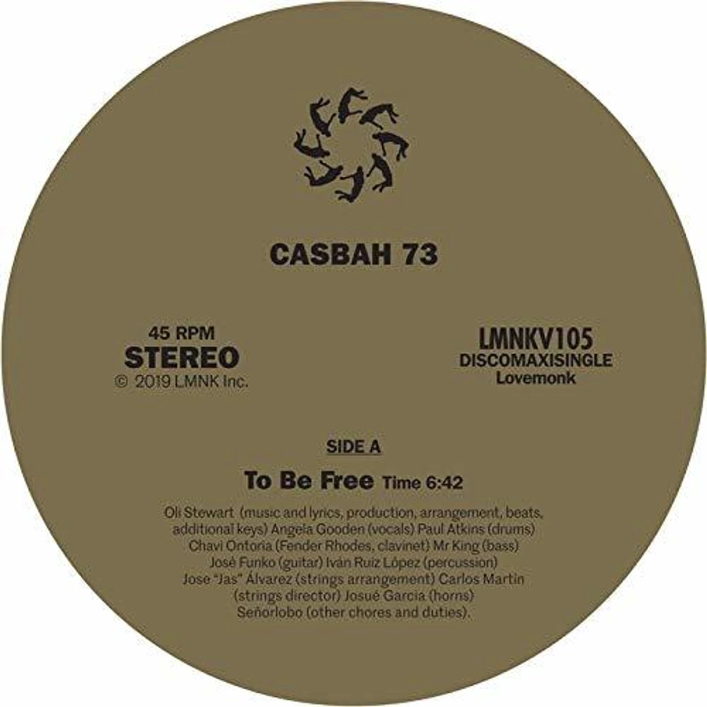 Casbah 73 To Be Free Vinyl Record