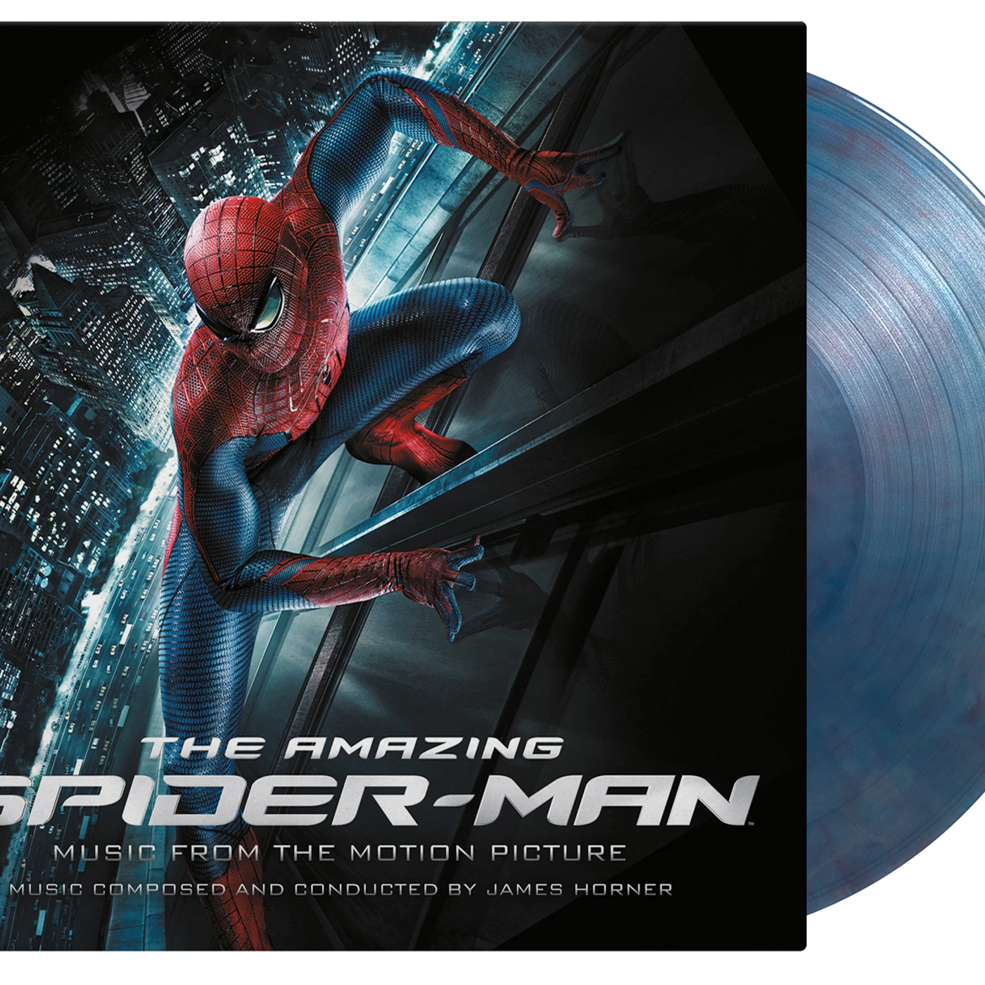 James Horner Amazing Spider Man Original Soundtrack  Ltd Ed  Red/Blue Vinyl Record