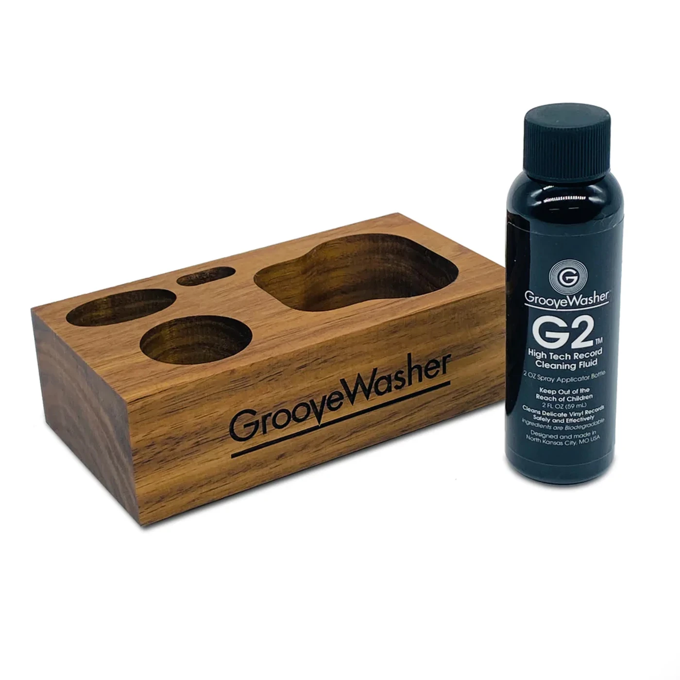 Groove Washer Walnut Display Block (Pack  New 2018) (Vinyl)