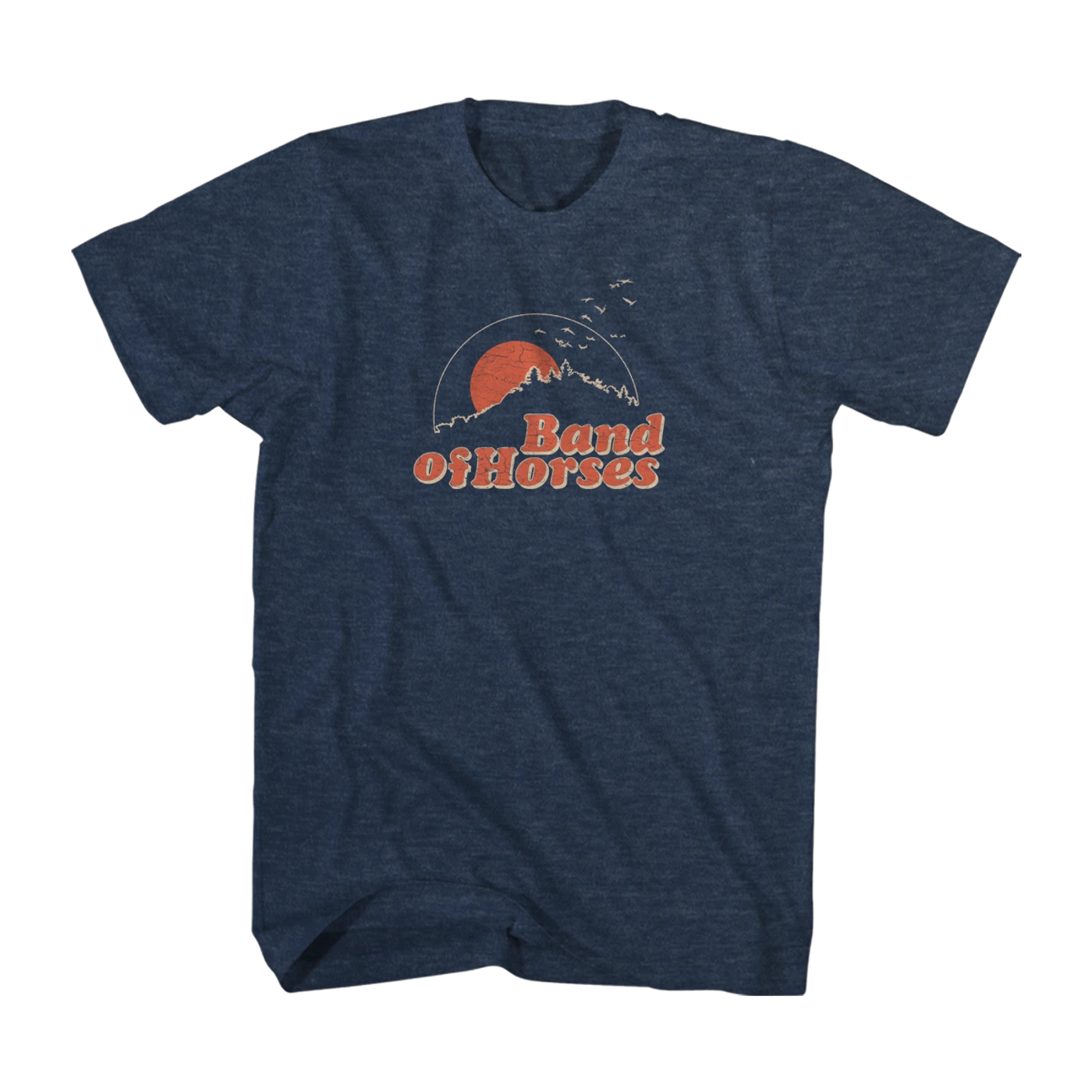 Band of Horses Flock Tee (Heather Navy)