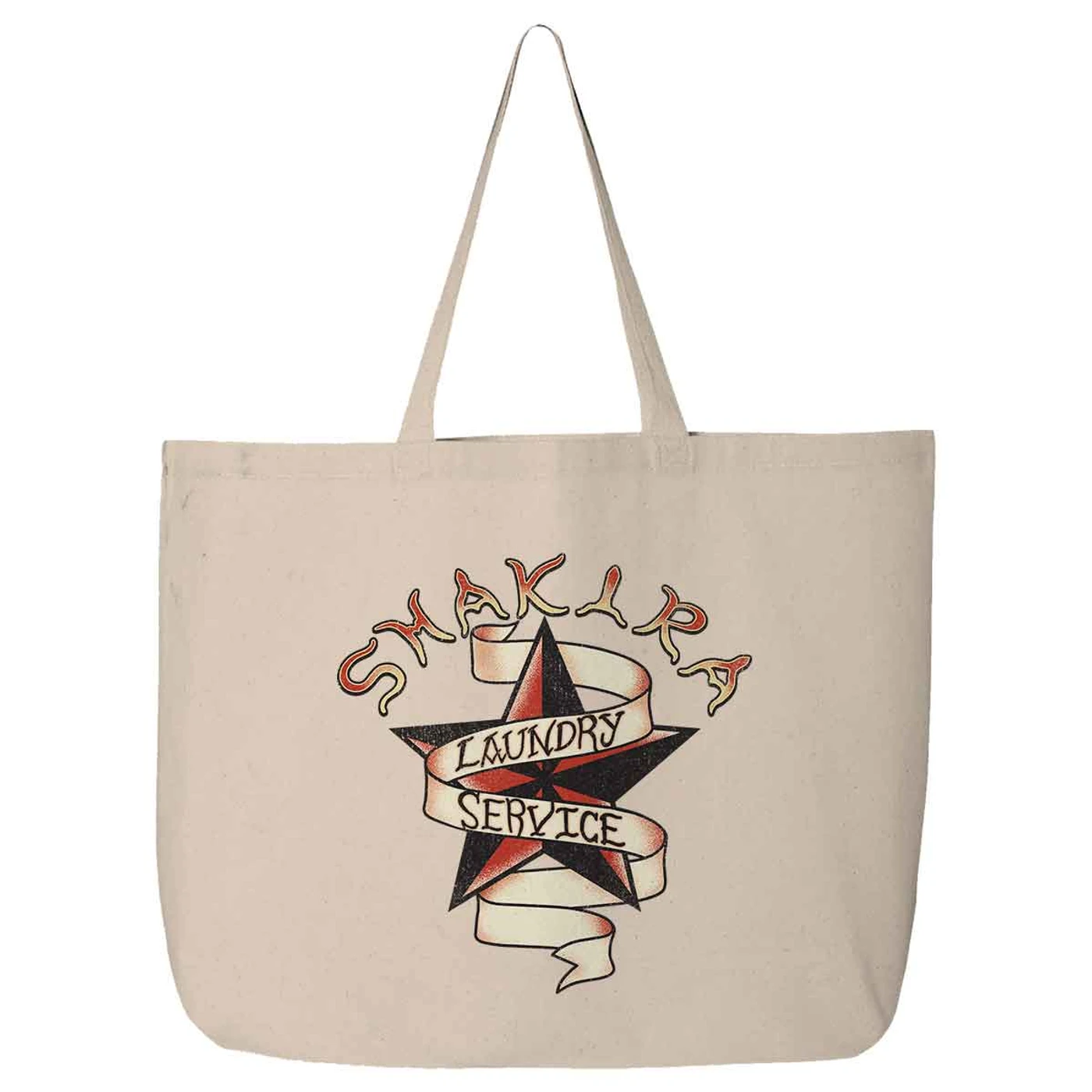 Shakira Laundry Service Tote Bag - Tan