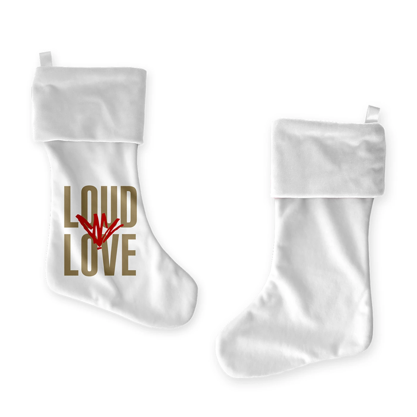 Chris Cornell Loud Love White Stocking