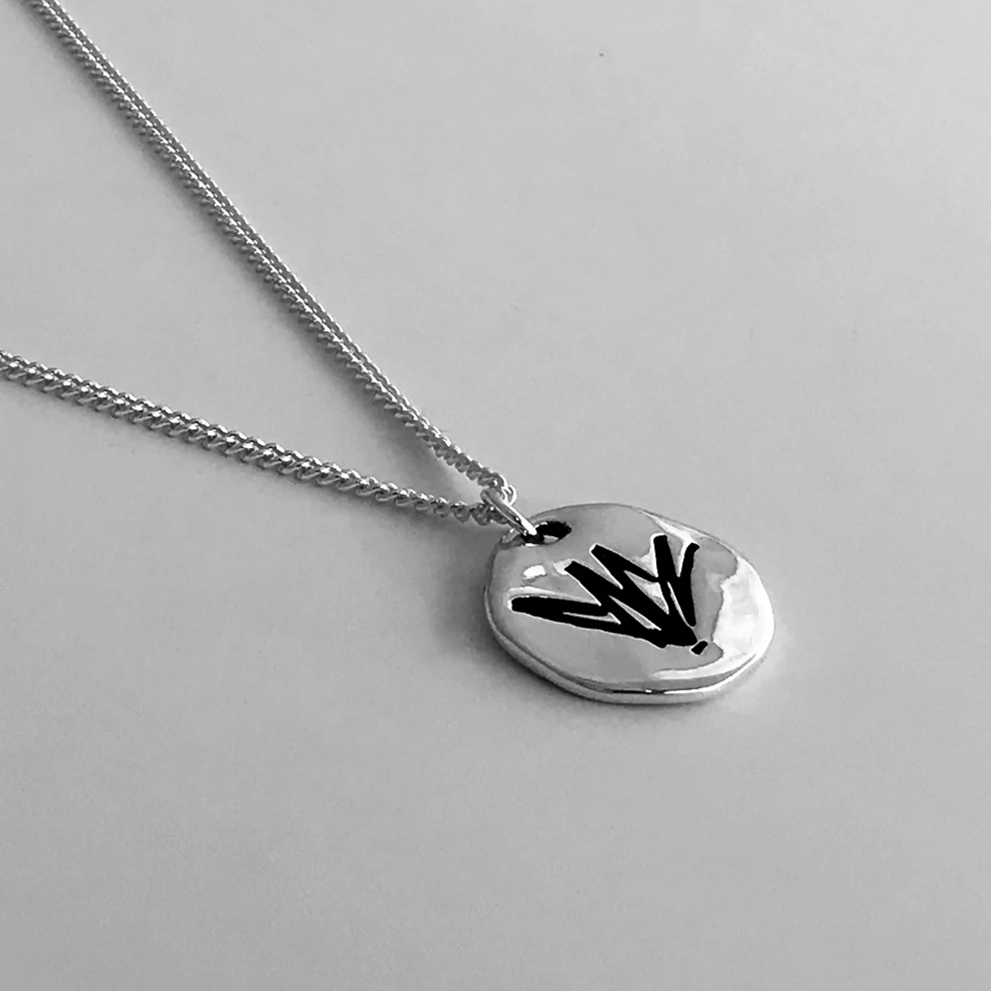 Chris Cornell Engraved Silver Necklace